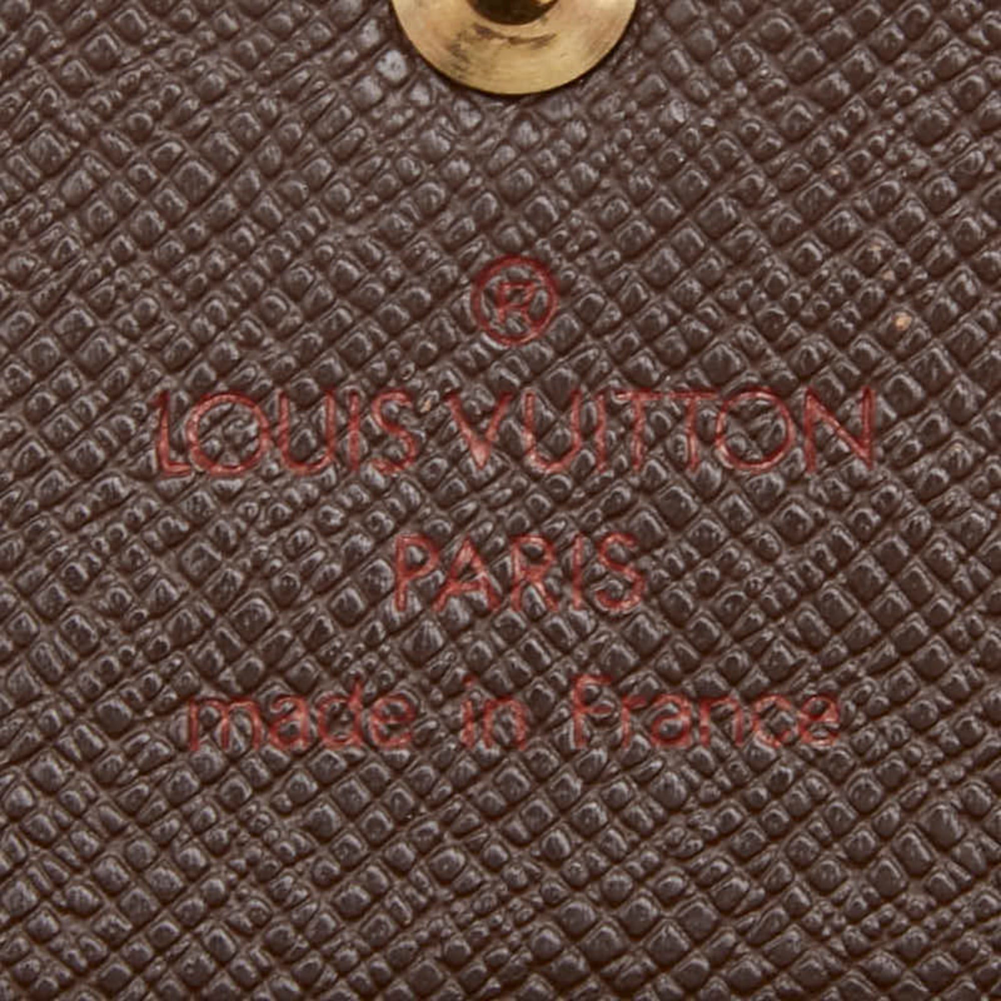 Louis Vuitton Louis Vuitton Damier Multicles 4-Key Case N60385 Brown Leather Women's LOUIS VUITTON Size ONE SIZE - 8 Thumbnail