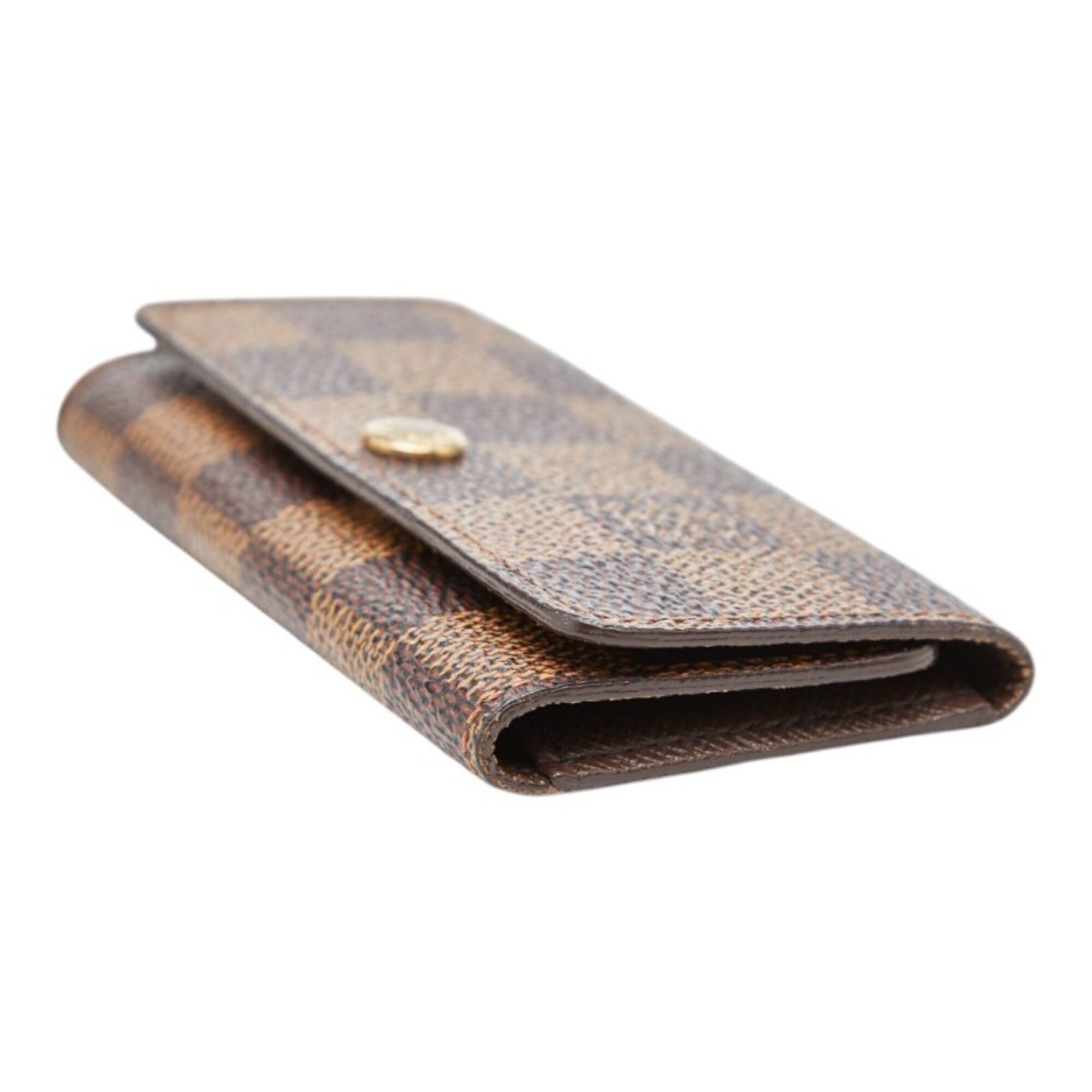 Louis Vuitton Louis Vuitton Damier Multicles 4-Key Case N60385 Brown Leather Women's LOUIS VUITTON Size ONE SIZE - 6 Thumbnail