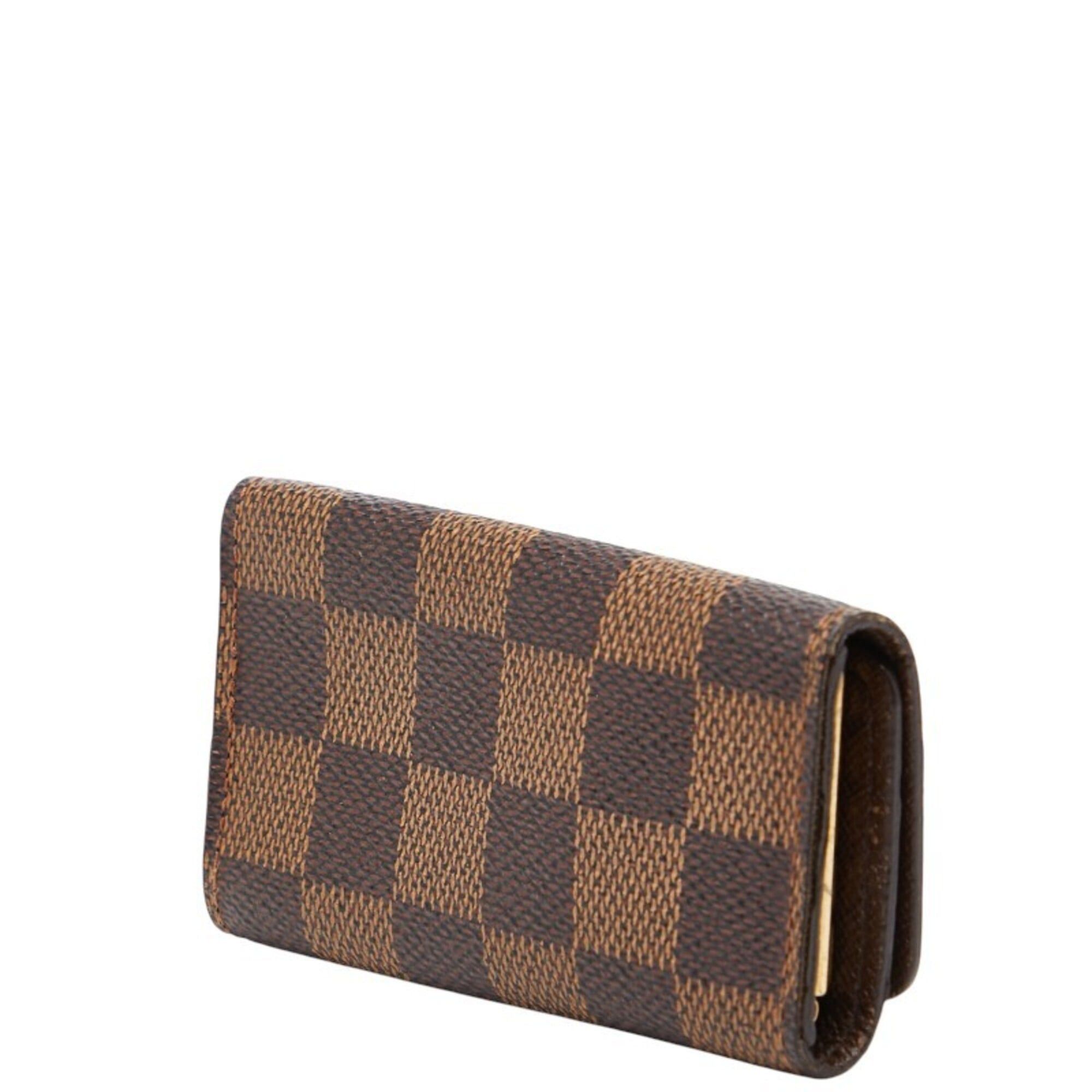 Louis Vuitton Louis Vuitton Damier Multicles 4-Key Case N60385 Brown Leather Women's LOUIS VUITTON Size ONE SIZE - 2 Thumbnail