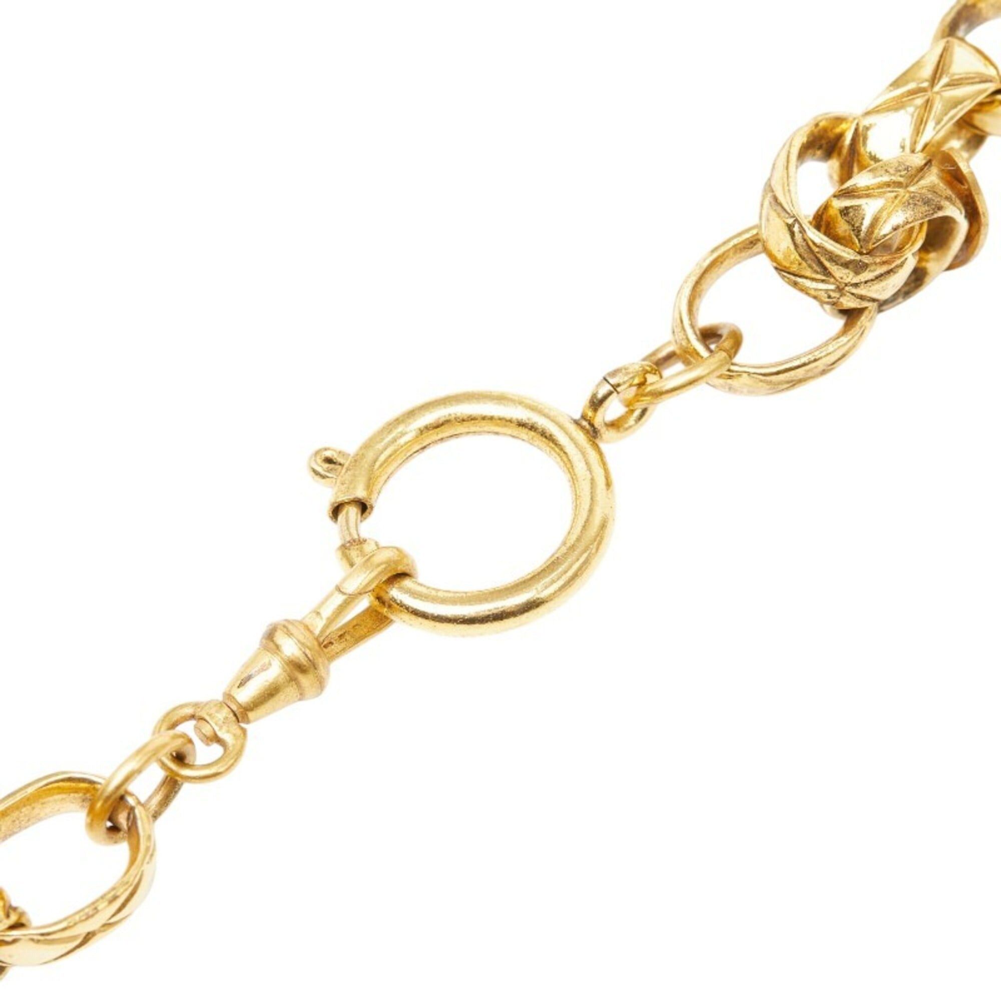 Chanel Chanel Chain Necklace, 23 Stamp, Gold, Faux Pearl, Plated, Women's. Size ONE SIZE - 7 Thumbnail