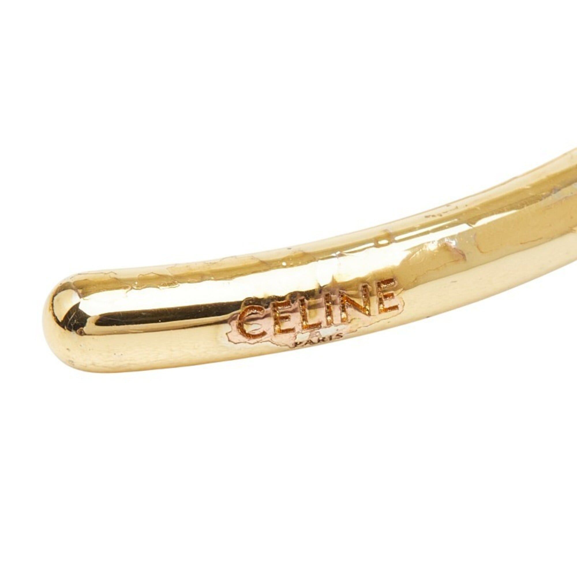Celine Celine Knot Extra Thin Bracelet Bangle Gold Plated Women's CELINE Size ONE SIZE - 4 Thumbnail