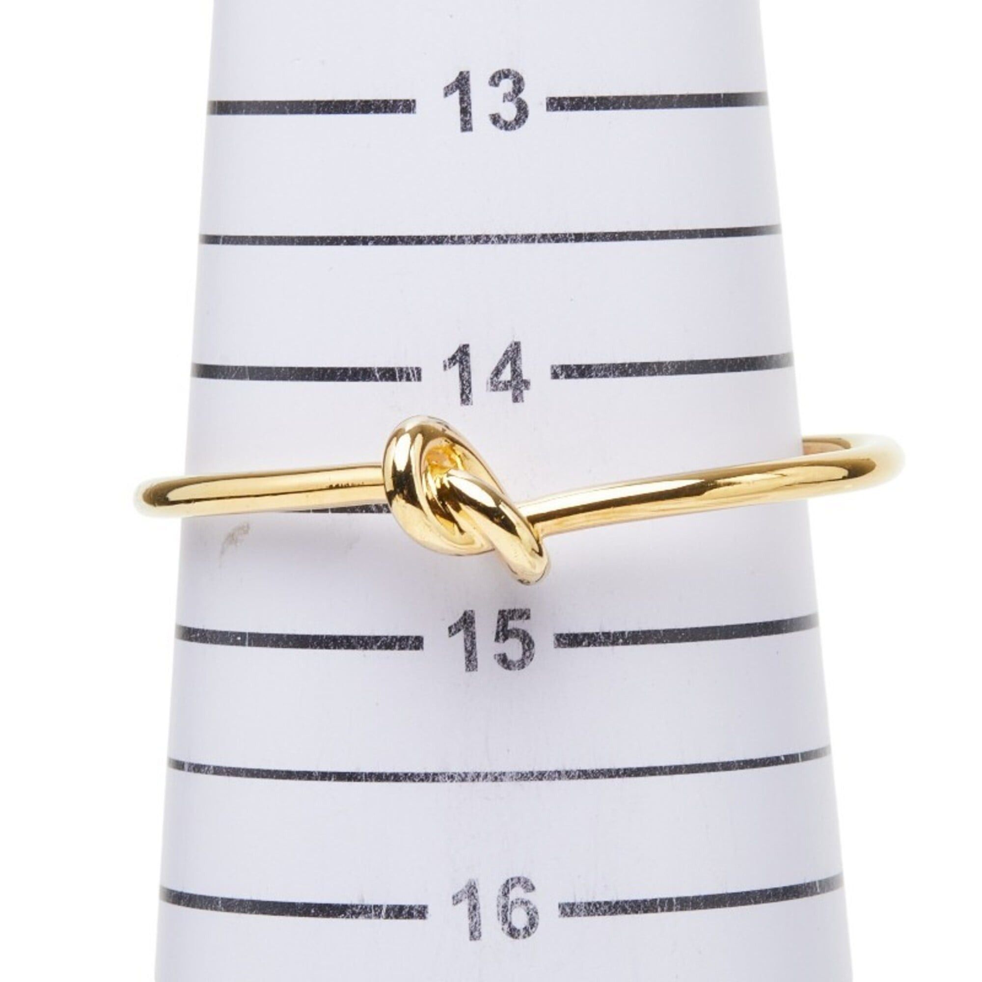 Celine Celine Knot Extra Thin Bracelet Bangle Gold Plated Women's CELINE Size ONE SIZE - 5 Thumbnail