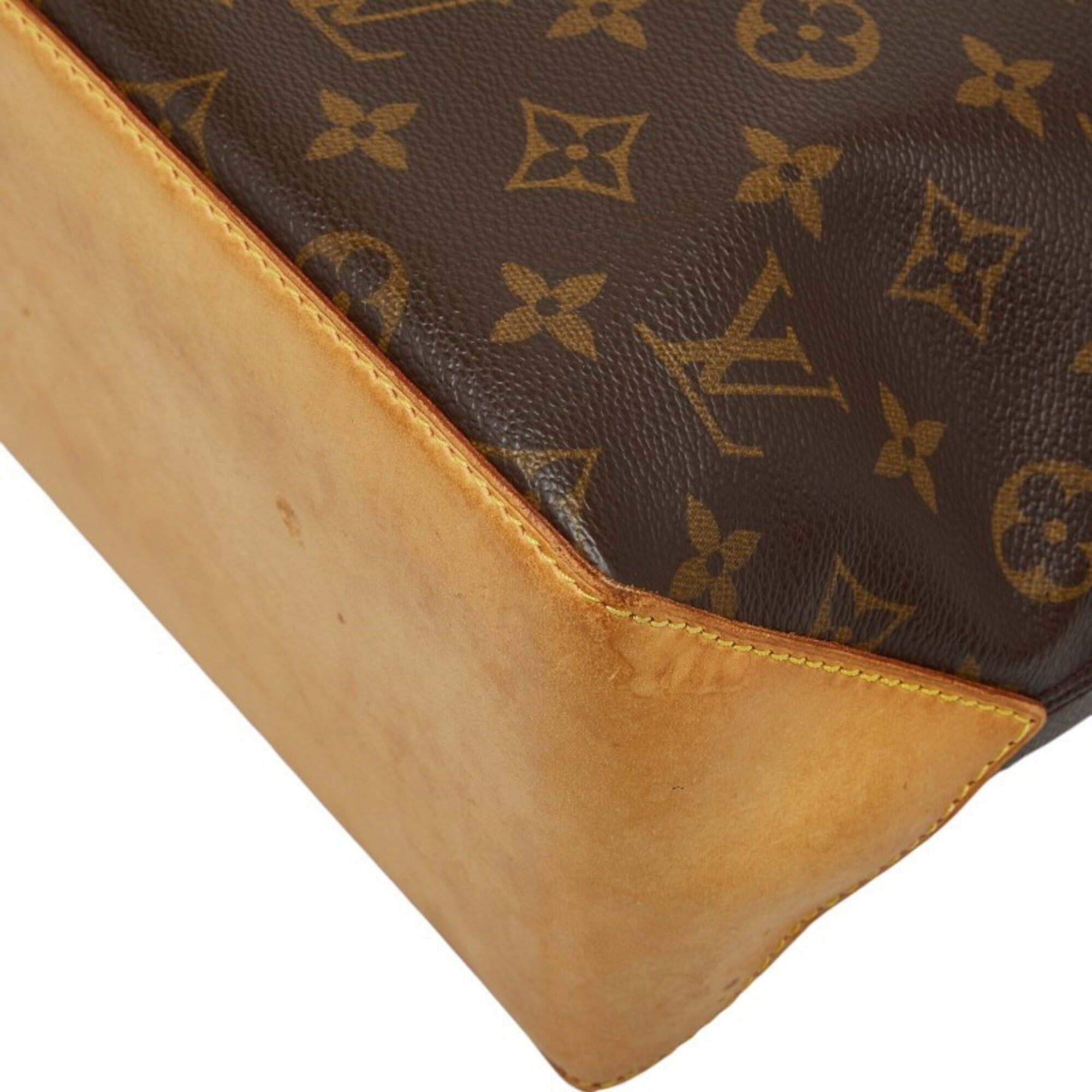 Louis Vuitton Louis Vuitton Monogram Cabas Piano Tote Bag Shoulder M51148 Brown Leather Women's LOUIS VUITTON Size ONE SIZE - 4 Thumbnail