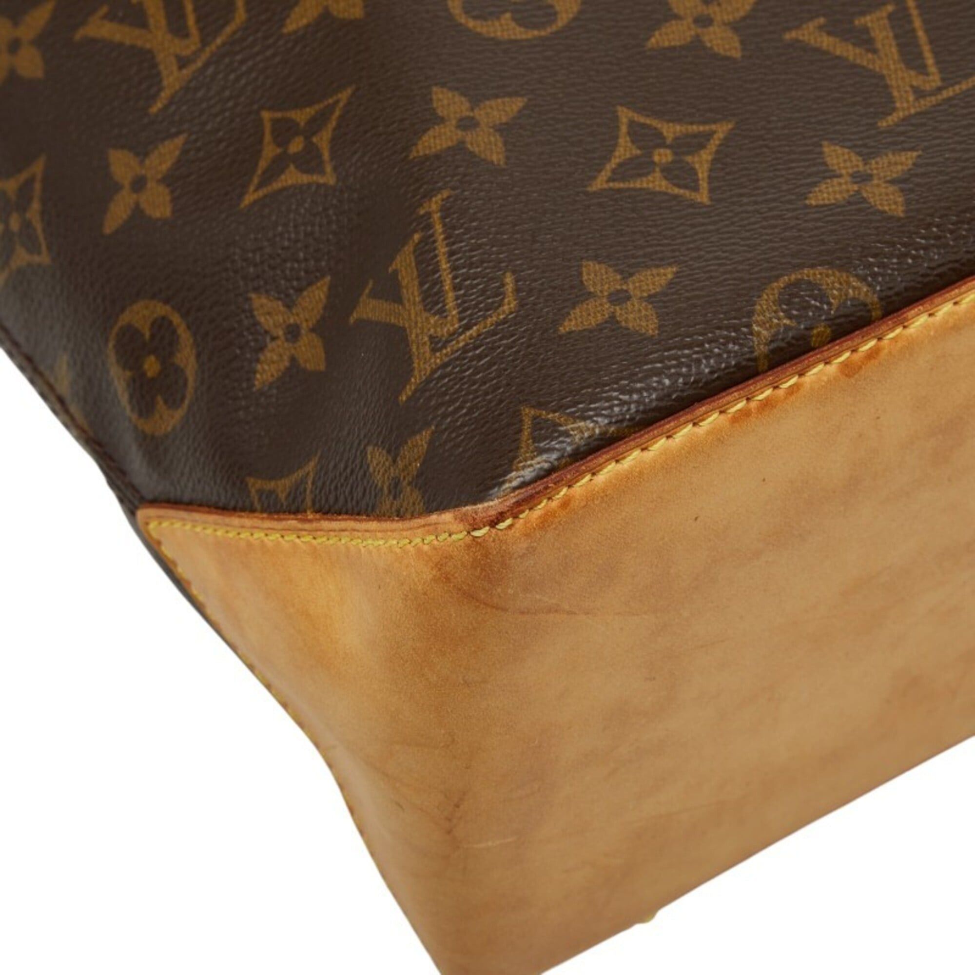 Louis Vuitton Louis Vuitton Monogram Cabas Piano Tote Bag Shoulder M51148 Brown Leather Women's LOUIS VUITTON Size ONE SIZE - 5 Thumbnail