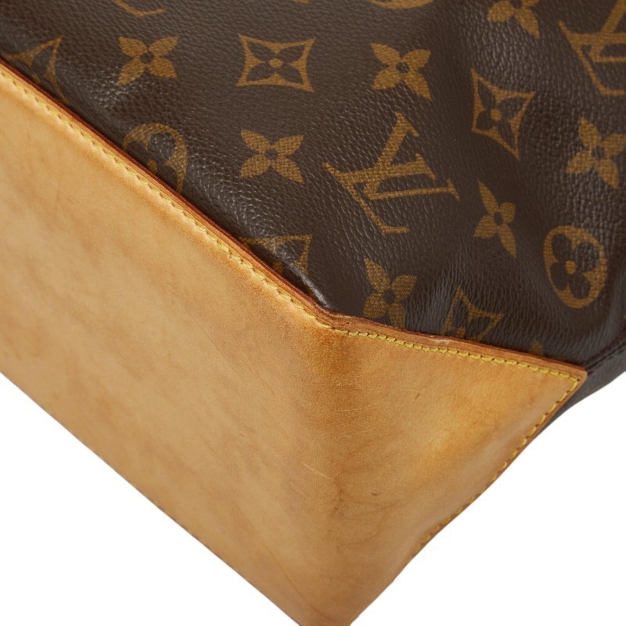 Louis Vuitton Louis Vuitton Monogram Cabas Piano Tote Bag Shoulder M51148 Brown Leather Women's LOUIS VUITTON Size ONE SIZE - 6 Thumbnail