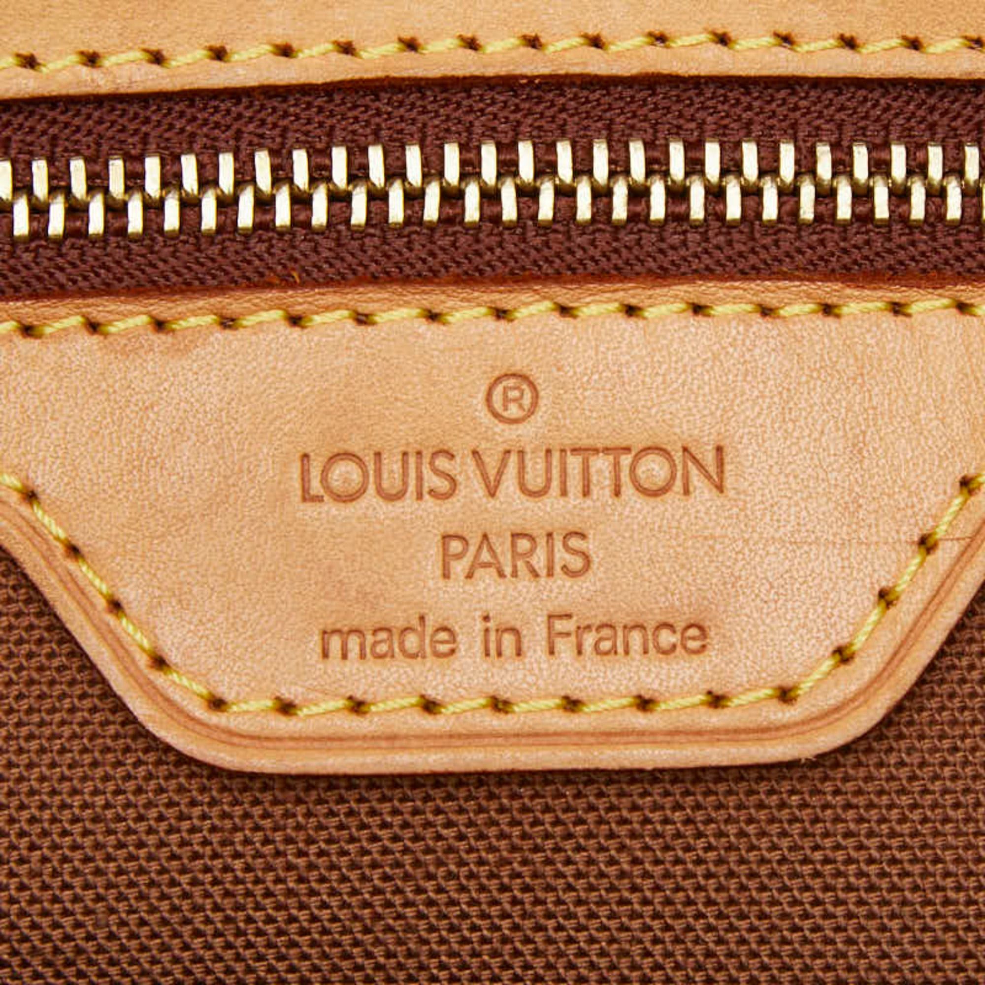 Louis Vuitton Louis Vuitton Monogram Cabas Piano Tote Bag Shoulder M51148 Brown Leather Women's LOUIS VUITTON Size ONE SIZE - 11 Thumbnail