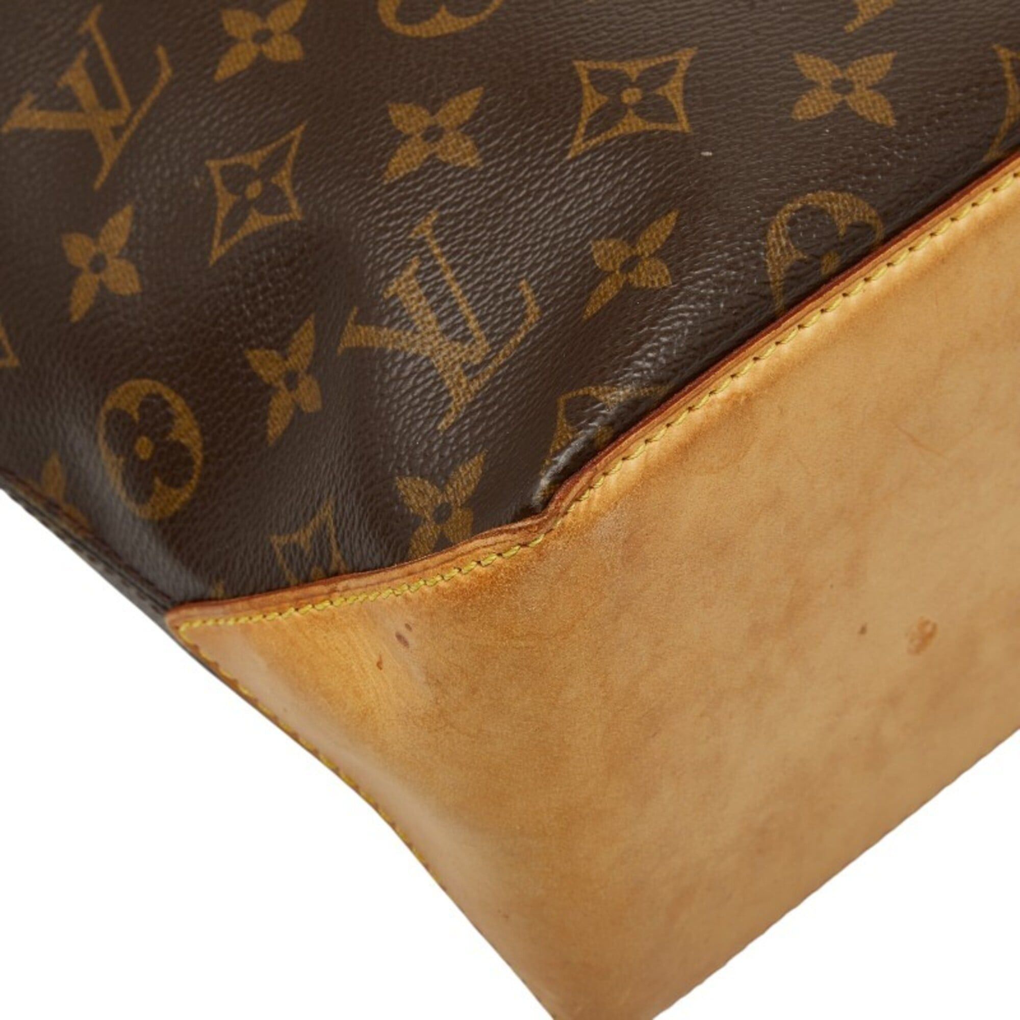 Louis Vuitton Louis Vuitton Monogram Cabas Piano Tote Bag Shoulder M51148 Brown Leather Women's LOUIS VUITTON Size ONE SIZE - 7 Thumbnail