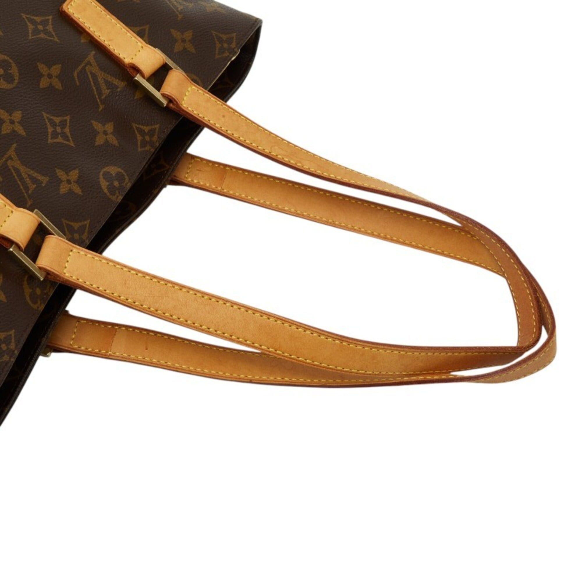 Louis Vuitton Louis Vuitton Monogram Cabas Piano Tote Bag Shoulder M51148 Brown Leather Women's LOUIS VUITTON Size ONE SIZE - 8 Thumbnail