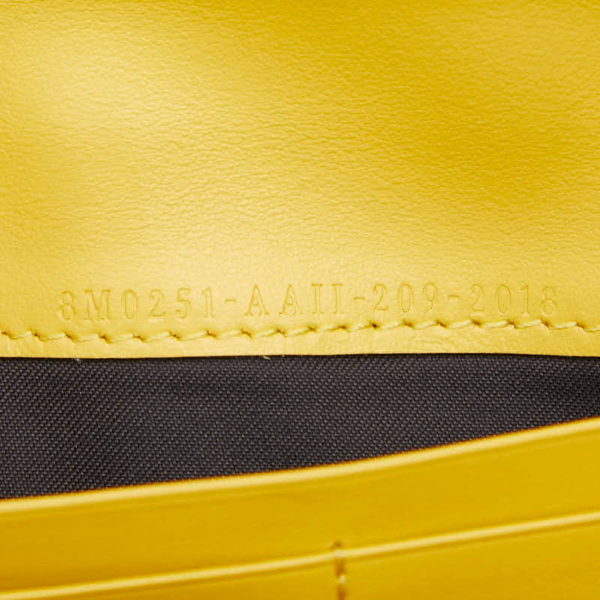 Fendi Fendi Zucca F is Logo Long Wallet, Yellow Brown Leather, Women's FENDI Size ONE SIZE - 10 Thumbnail