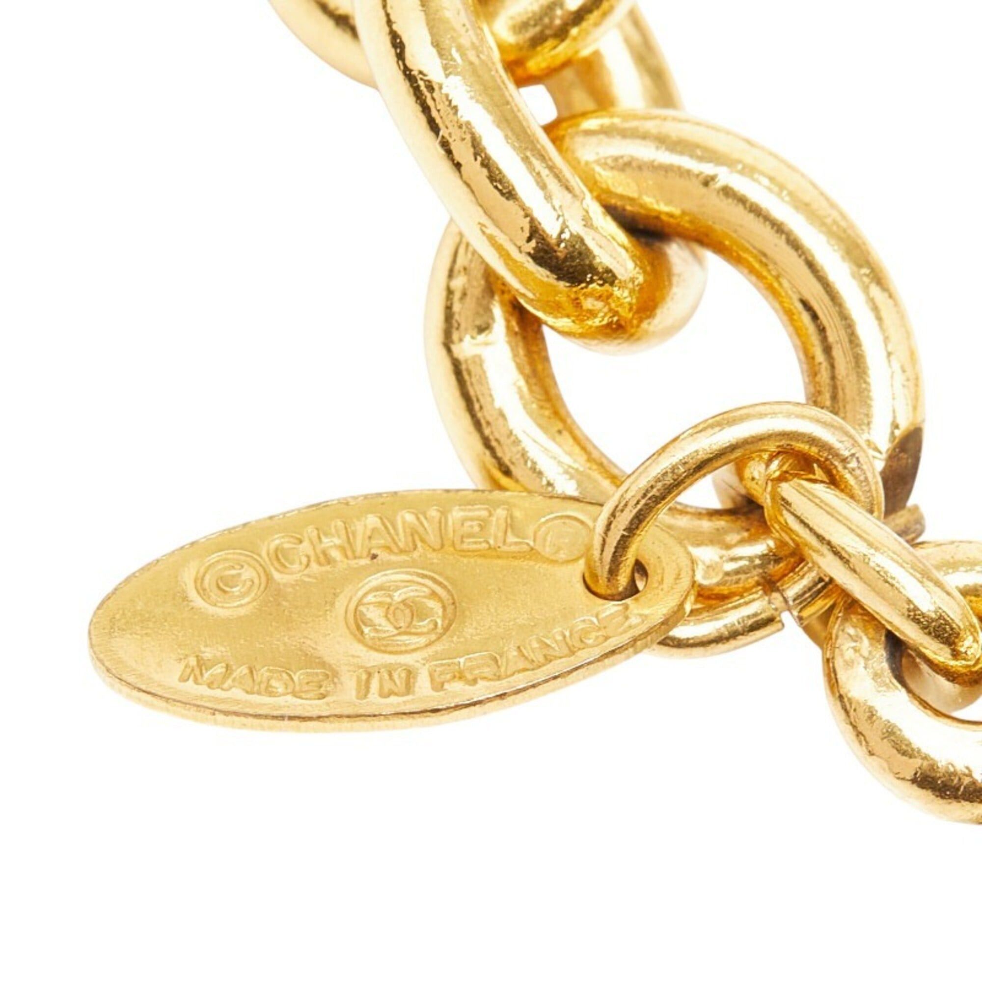 Chanel Chanel Coco Mark GP Chain Necklace, Gold Plated, Women's. Size ONE SIZE - 5 Thumbnail