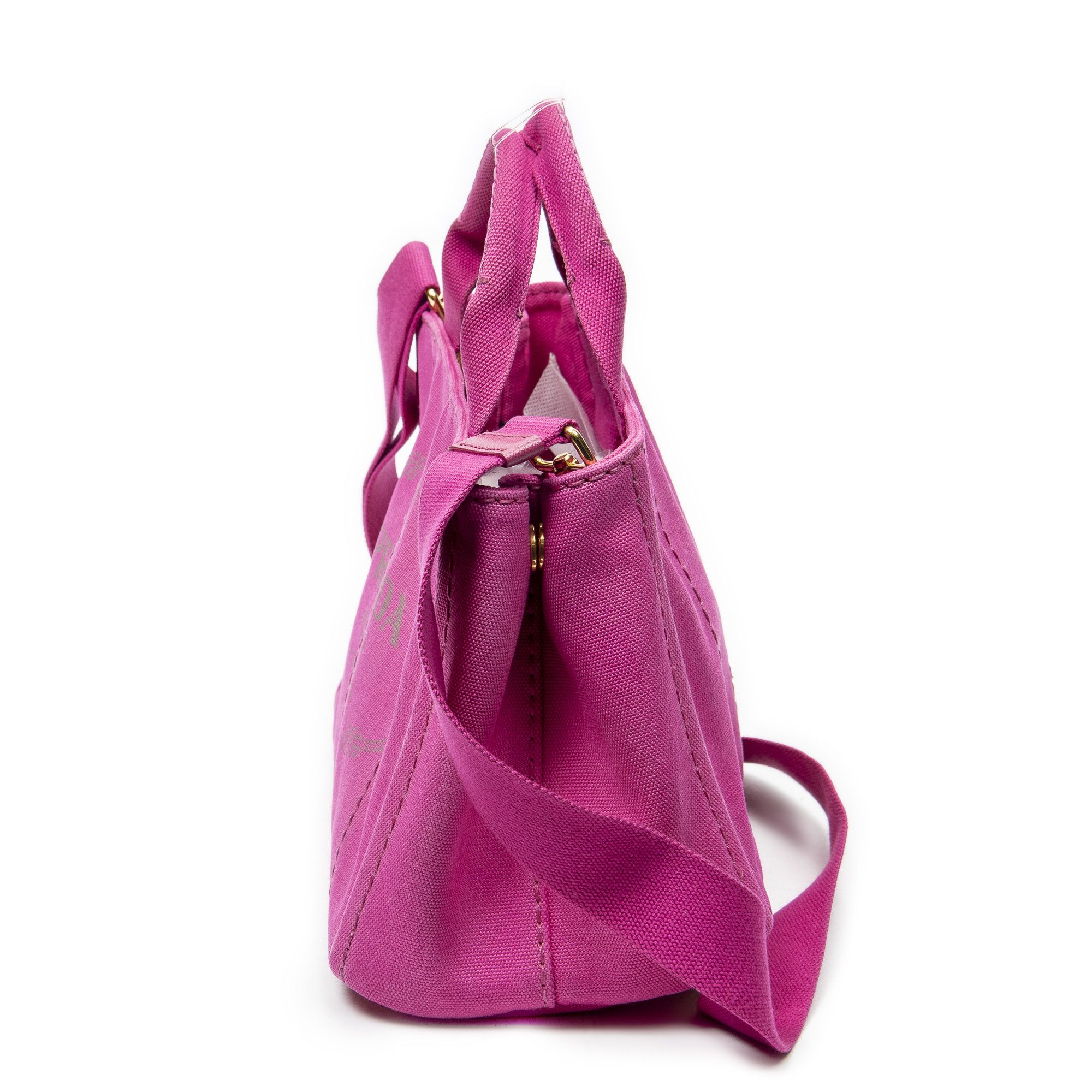 Prada Small Canapa Tote Size ONE SIZE - 3 Thumbnail