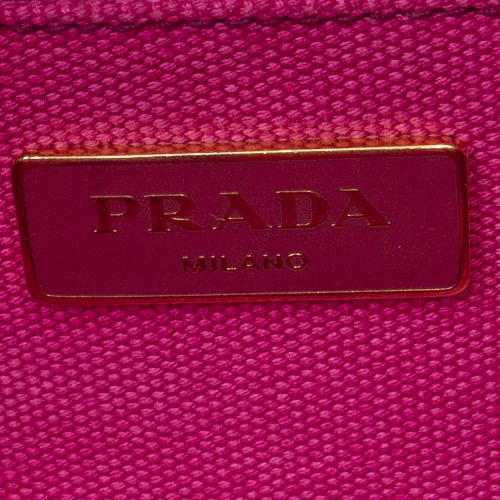 Prada Small Canapa Tote Size ONE SIZE - 10 Thumbnail