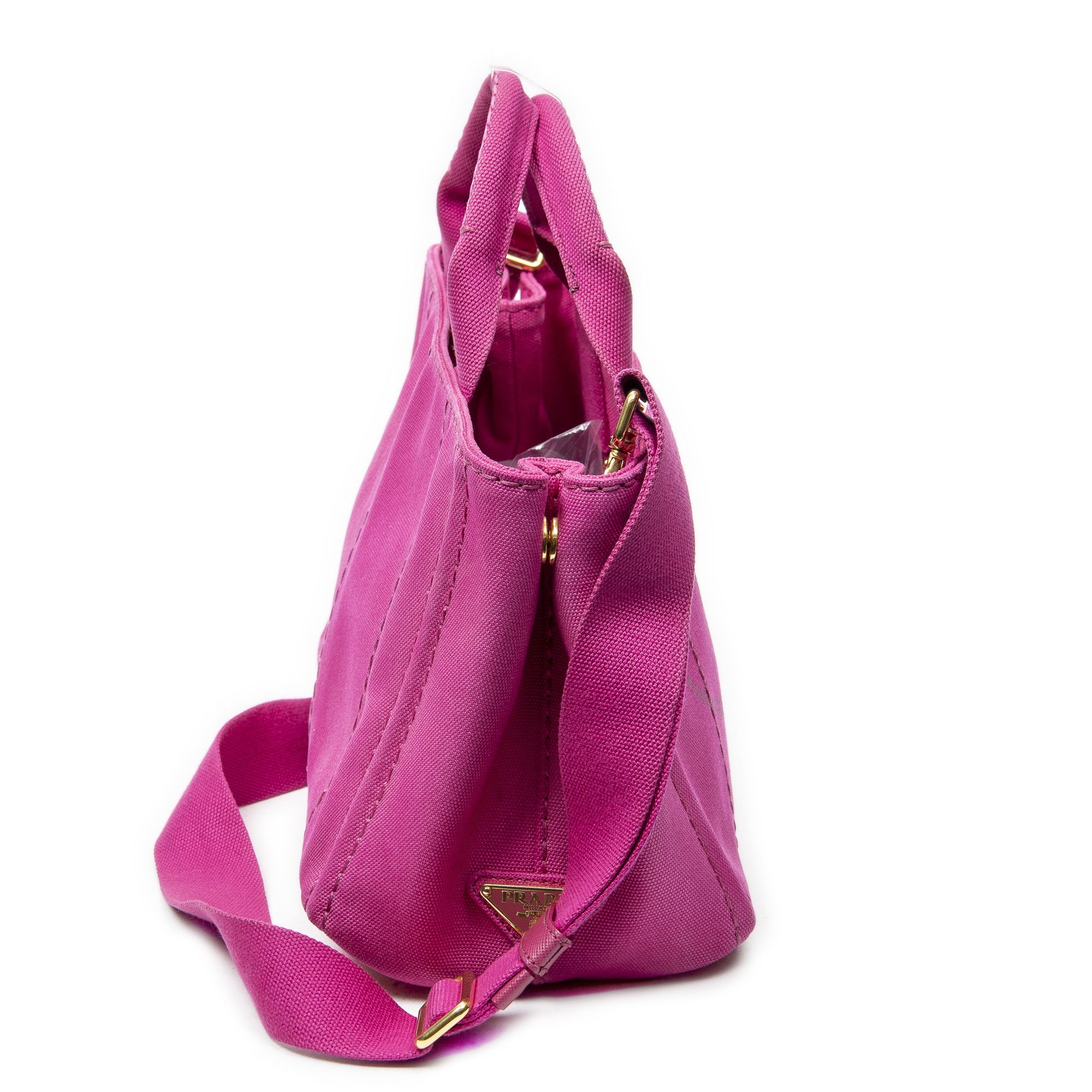 Prada Small Canapa Tote Size ONE SIZE - 4 Thumbnail
