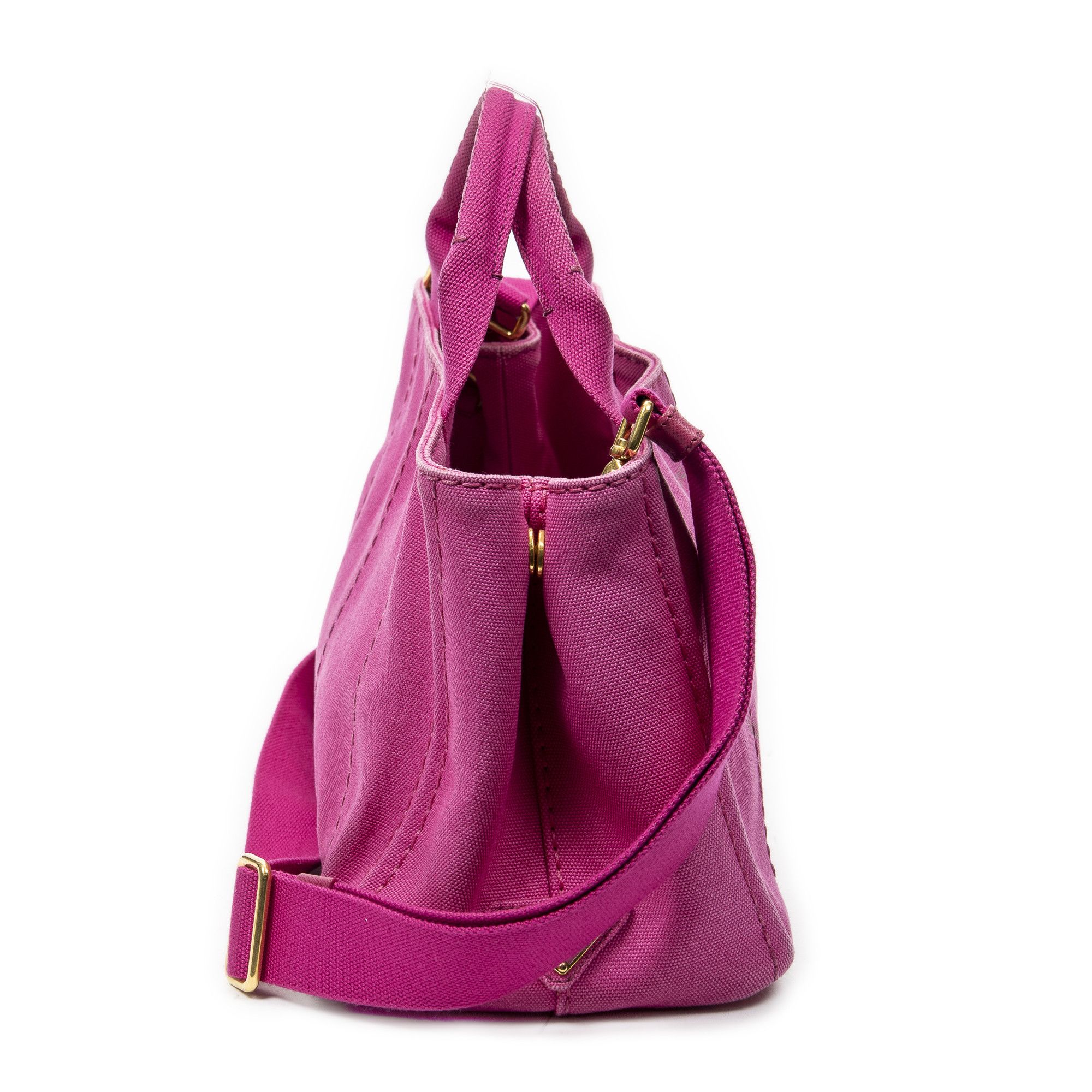 Prada Small Canapa Tote Size ONE SIZE - 4 Thumbnail