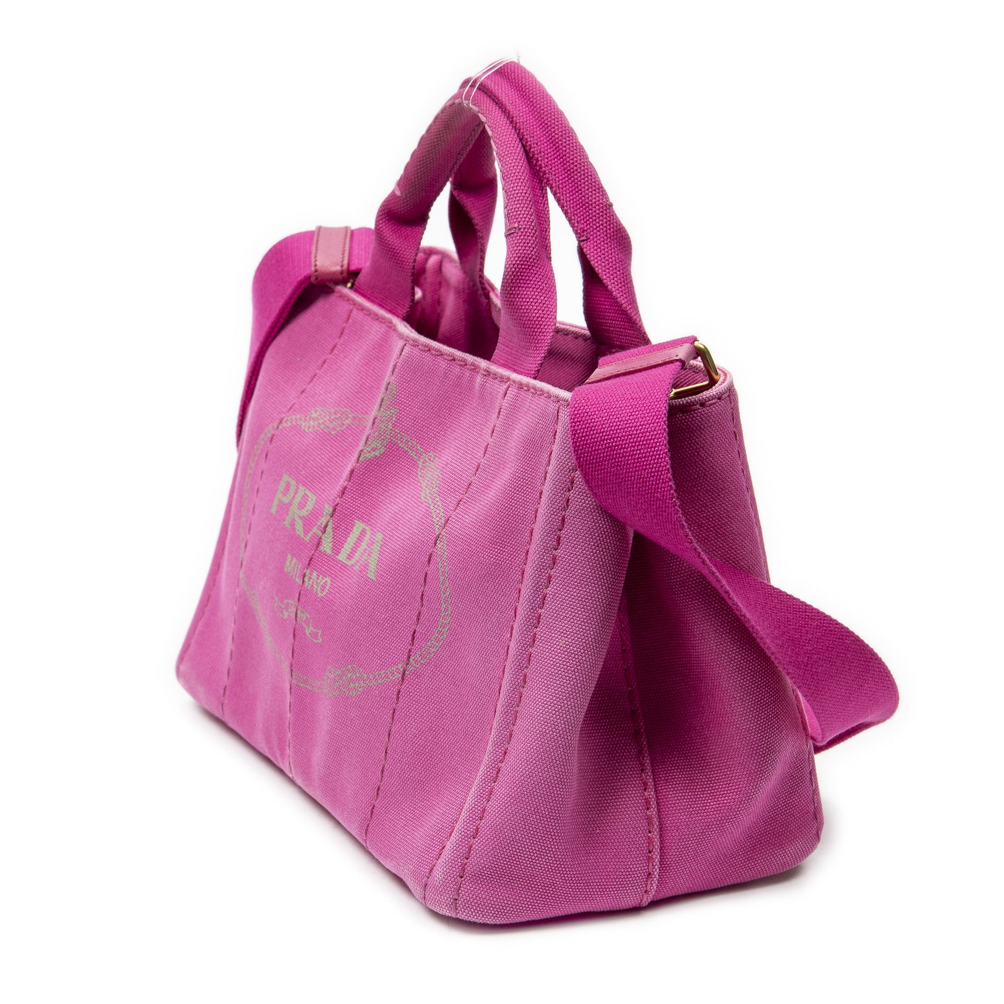 Prada Small Canapa Tote Size ONE SIZE - 2 Thumbnail