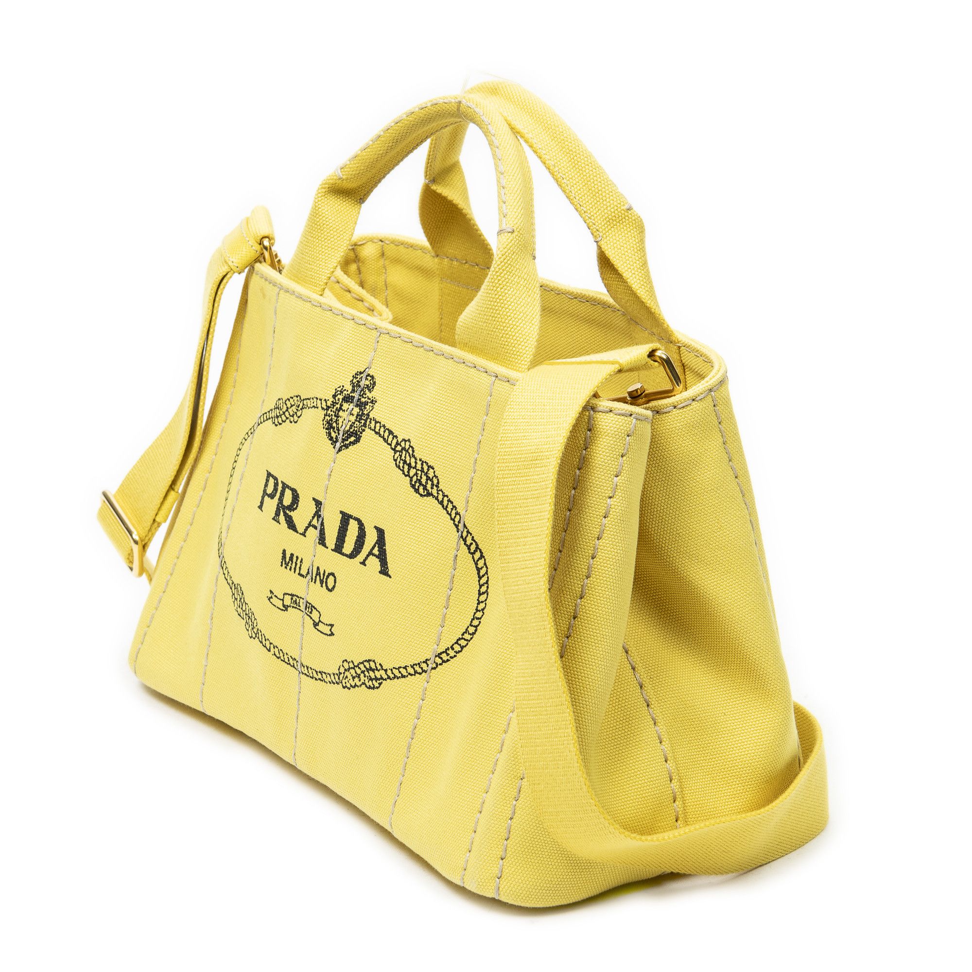 Prada Small Canapa Tote Size ONE SIZE - 2 Thumbnail