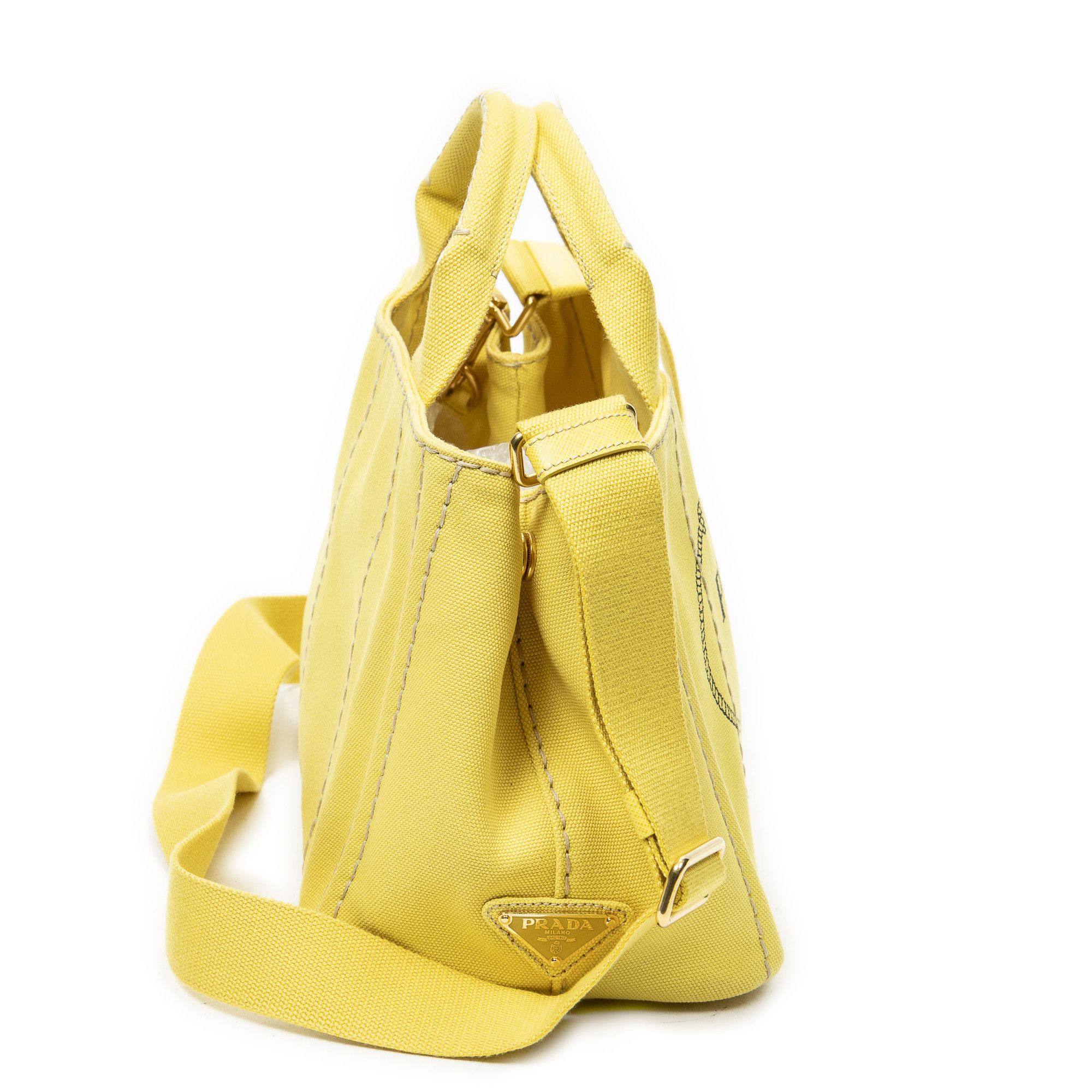 Prada Small Canapa Tote Size ONE SIZE - 4 Thumbnail