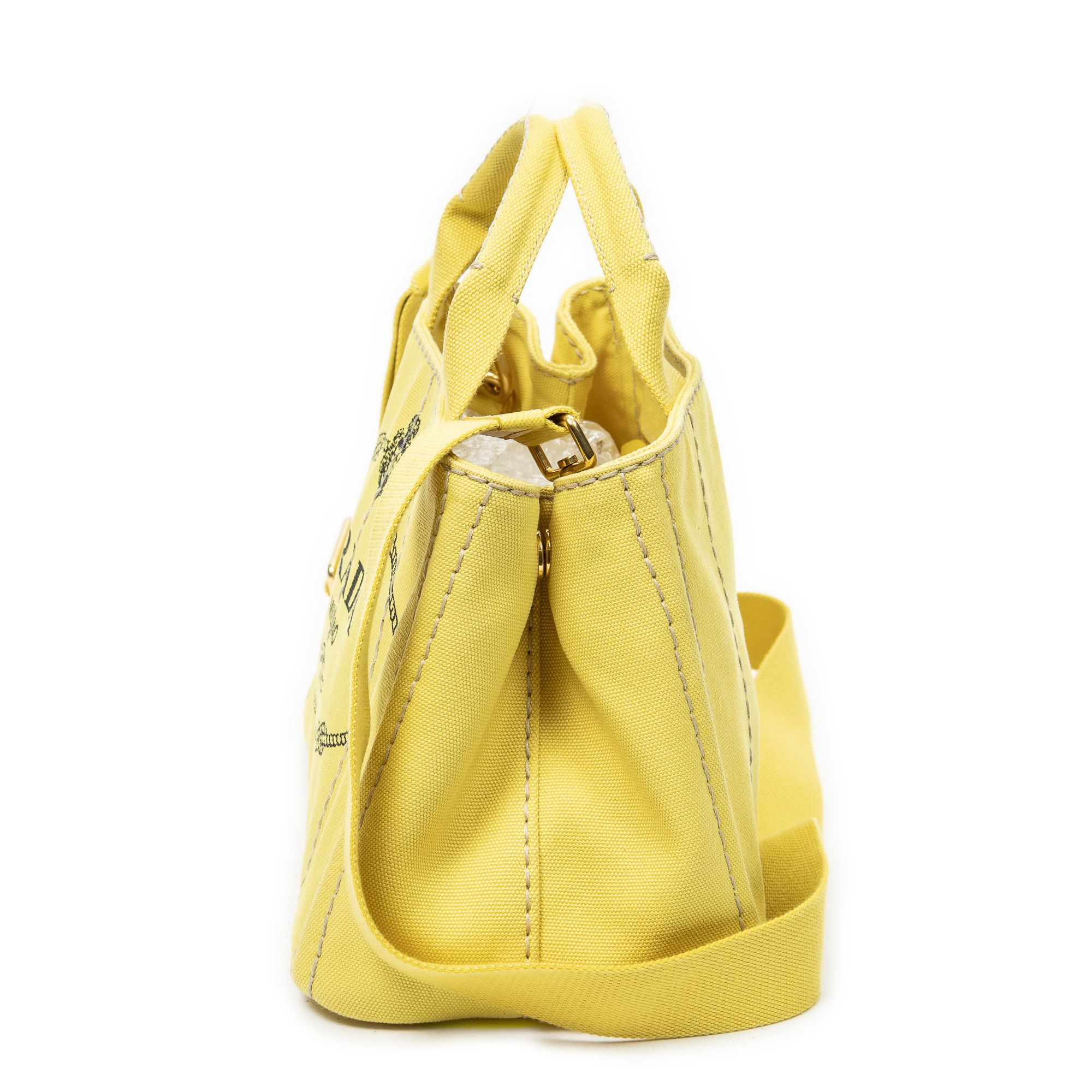Prada Small Canapa Tote Size ONE SIZE - 3 Thumbnail