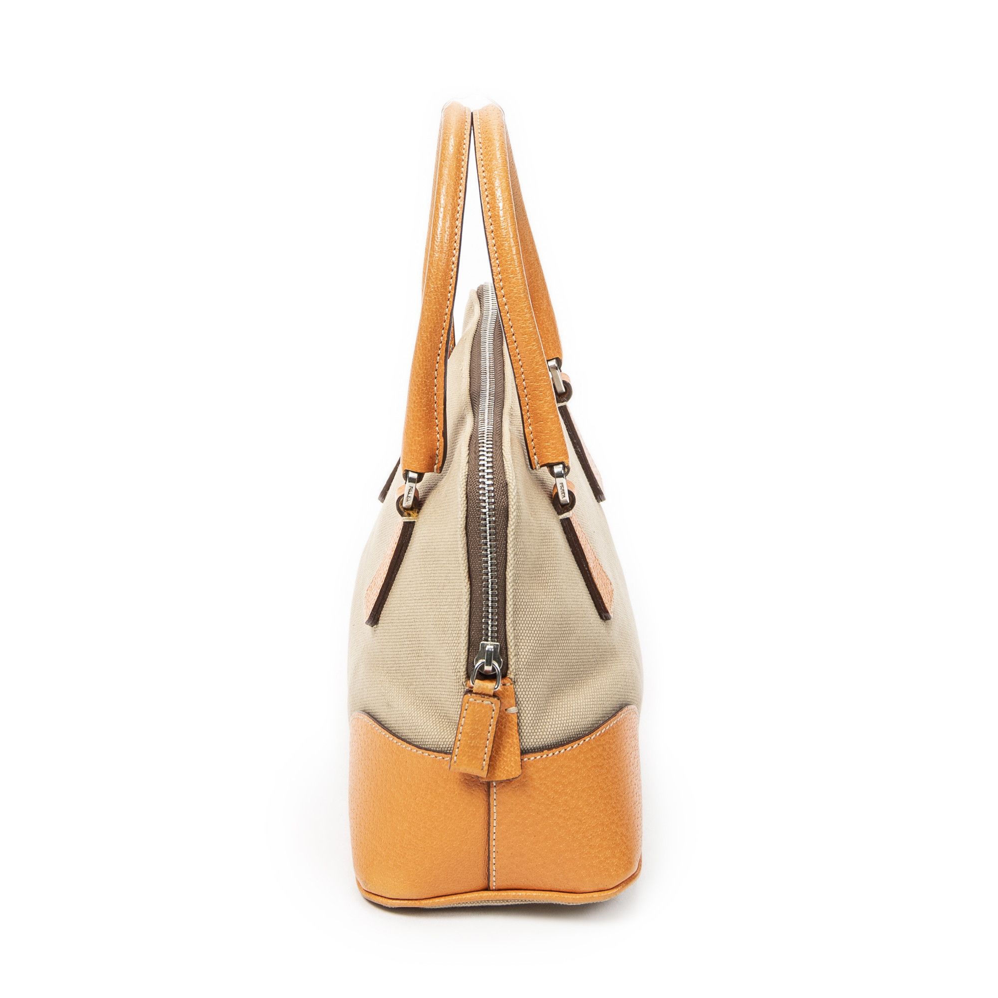 Prada Small Cinghiale Canapa Dome Tote Size ONE SIZE - 3 Thumbnail