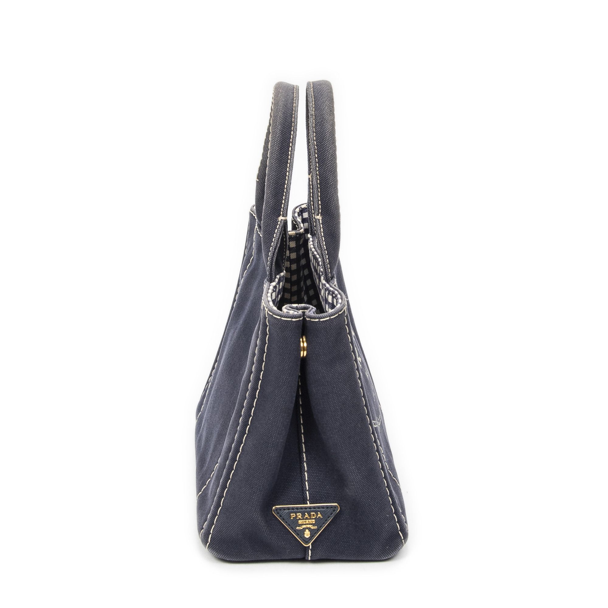 Prada Small Canapa Tote Size ONE SIZE - 4 Thumbnail