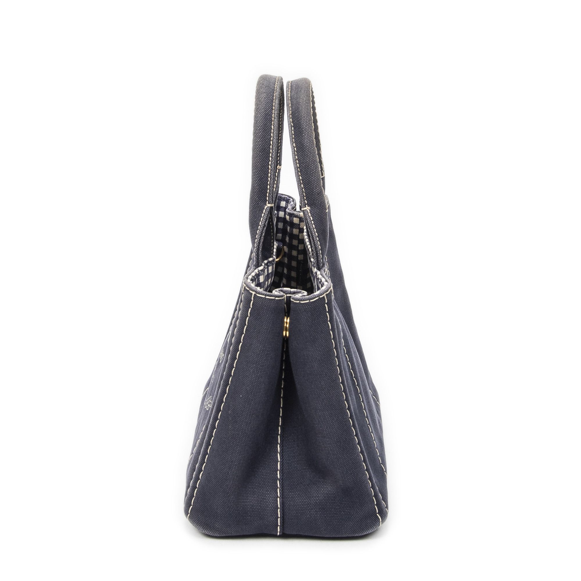 Prada Small Canapa Tote Size ONE SIZE - 3 Thumbnail