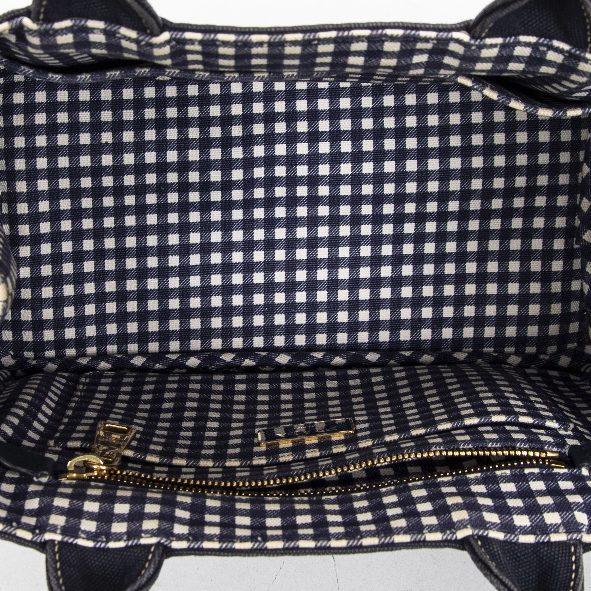 Prada Small Canapa Tote Size ONE SIZE - 9 Thumbnail