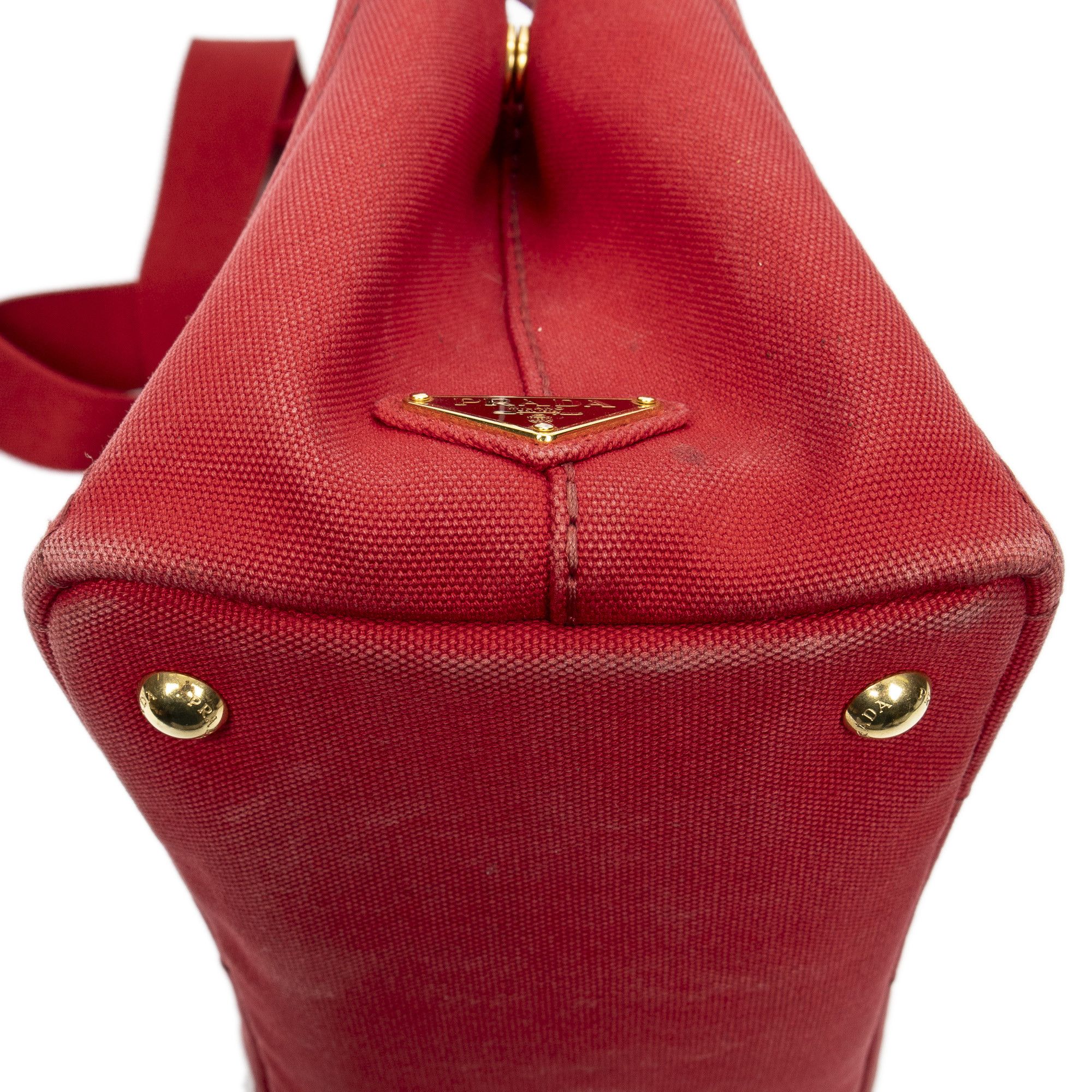 Prada Small Canapa Tote Size ONE SIZE - 8 Thumbnail