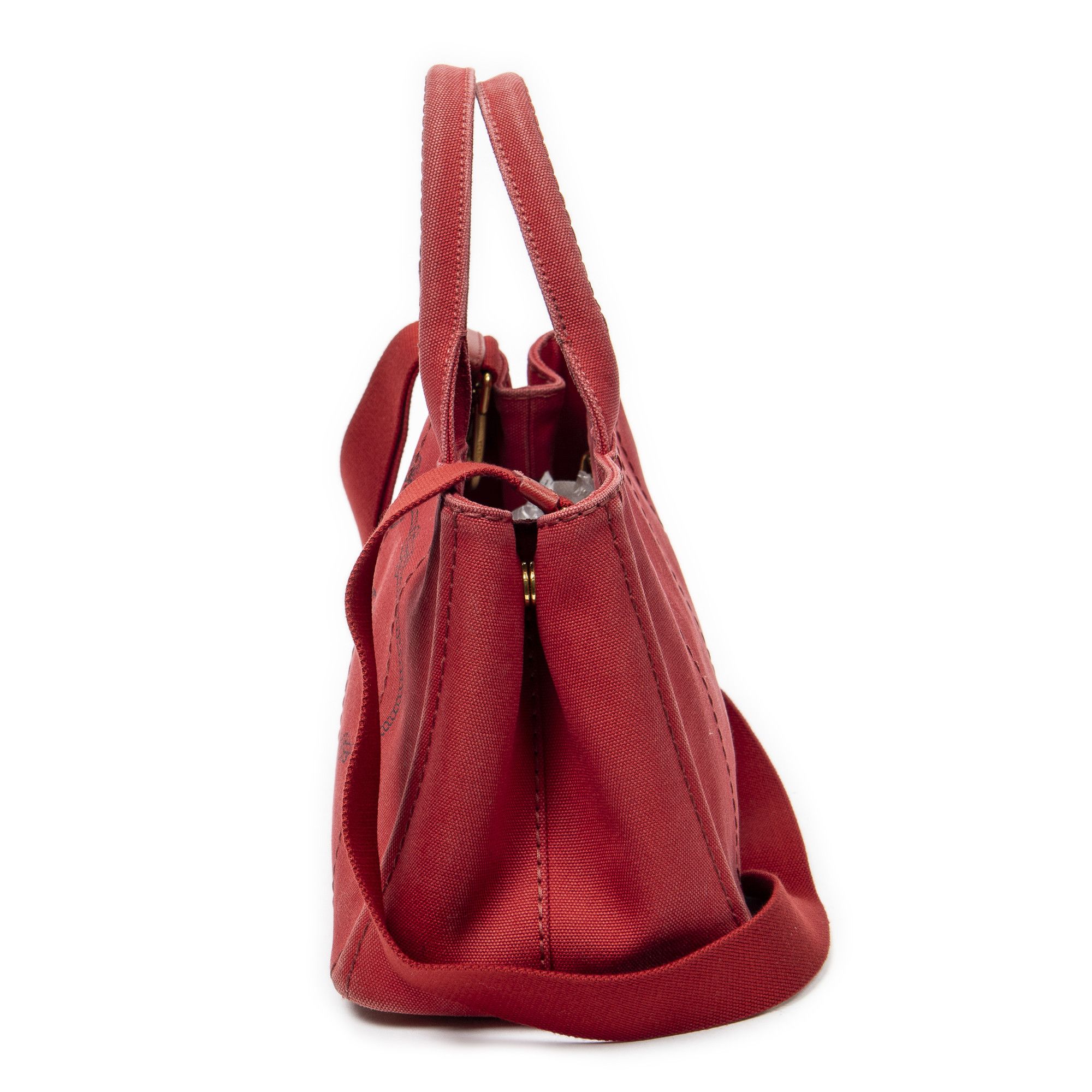 Prada Small Canapa Tote Size ONE SIZE - 3 Thumbnail