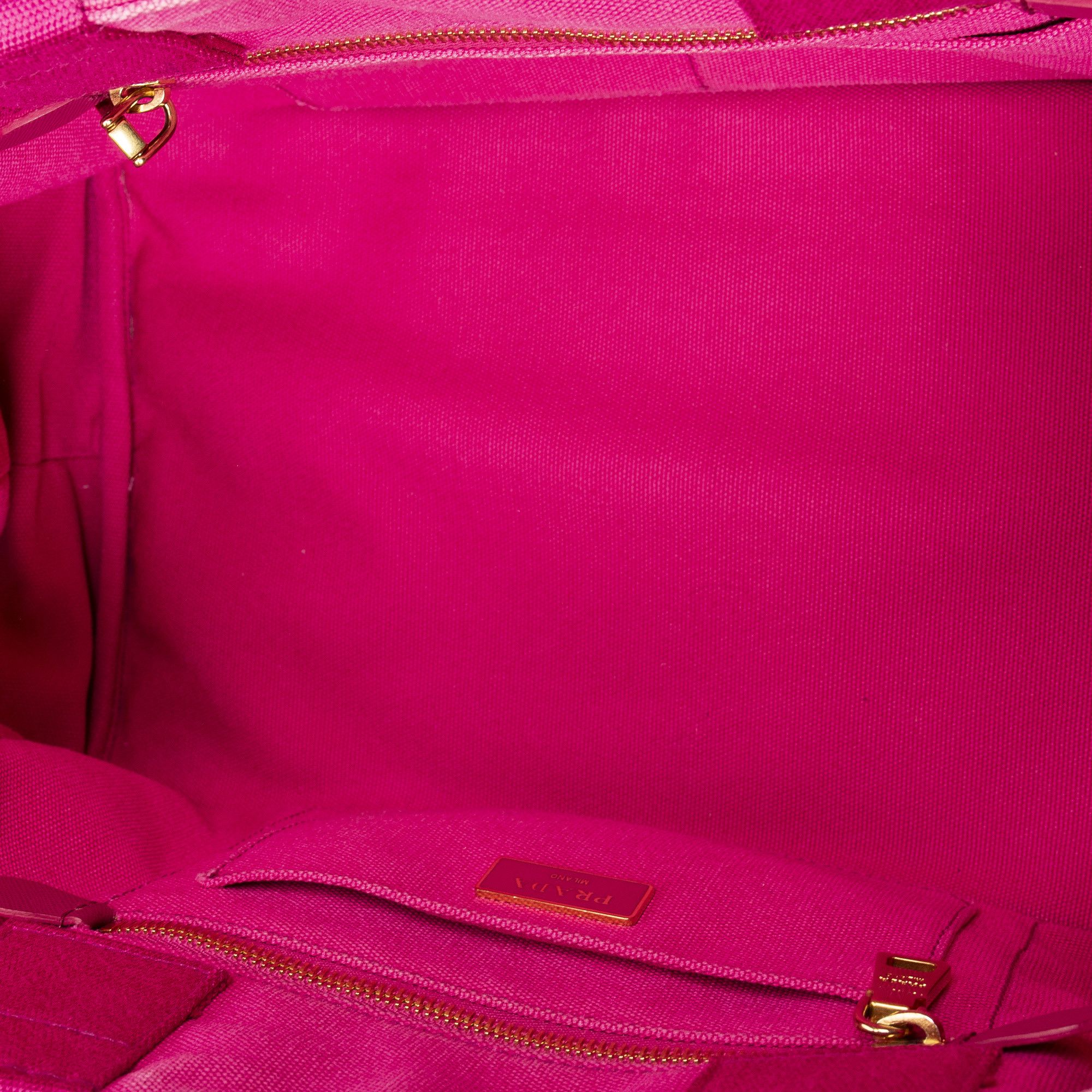 Prada Medium Canapa Tote Size ONE SIZE - 9 Thumbnail