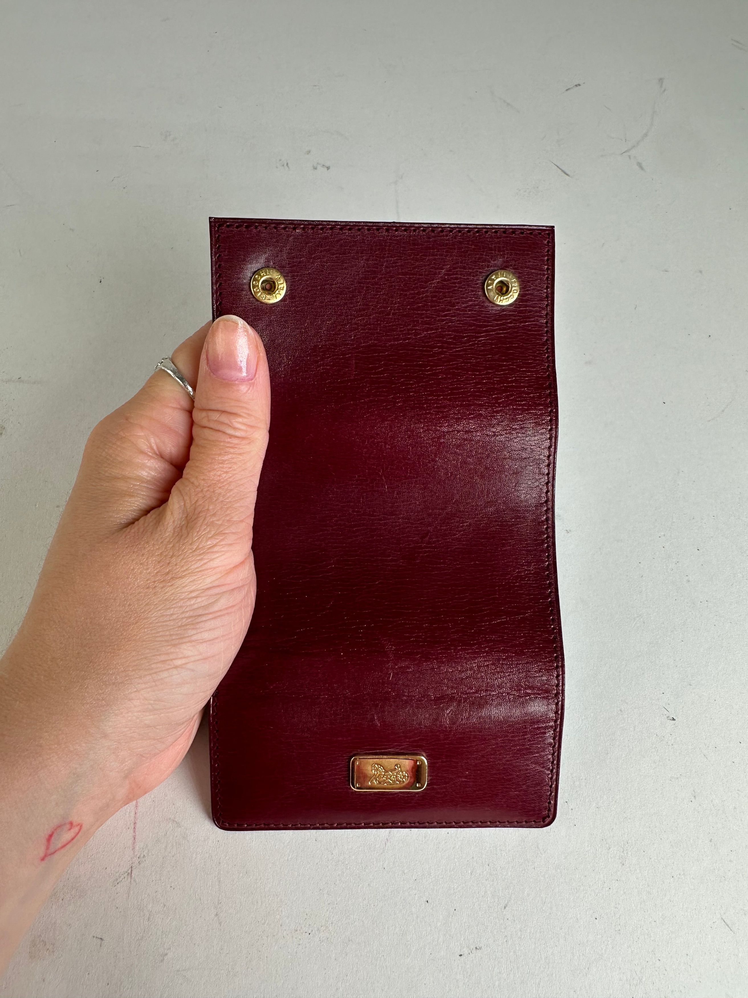 Celine Vintage Paris Leather 6-Key Holder Burgundy Size ONE SIZE - 5 Thumbnail