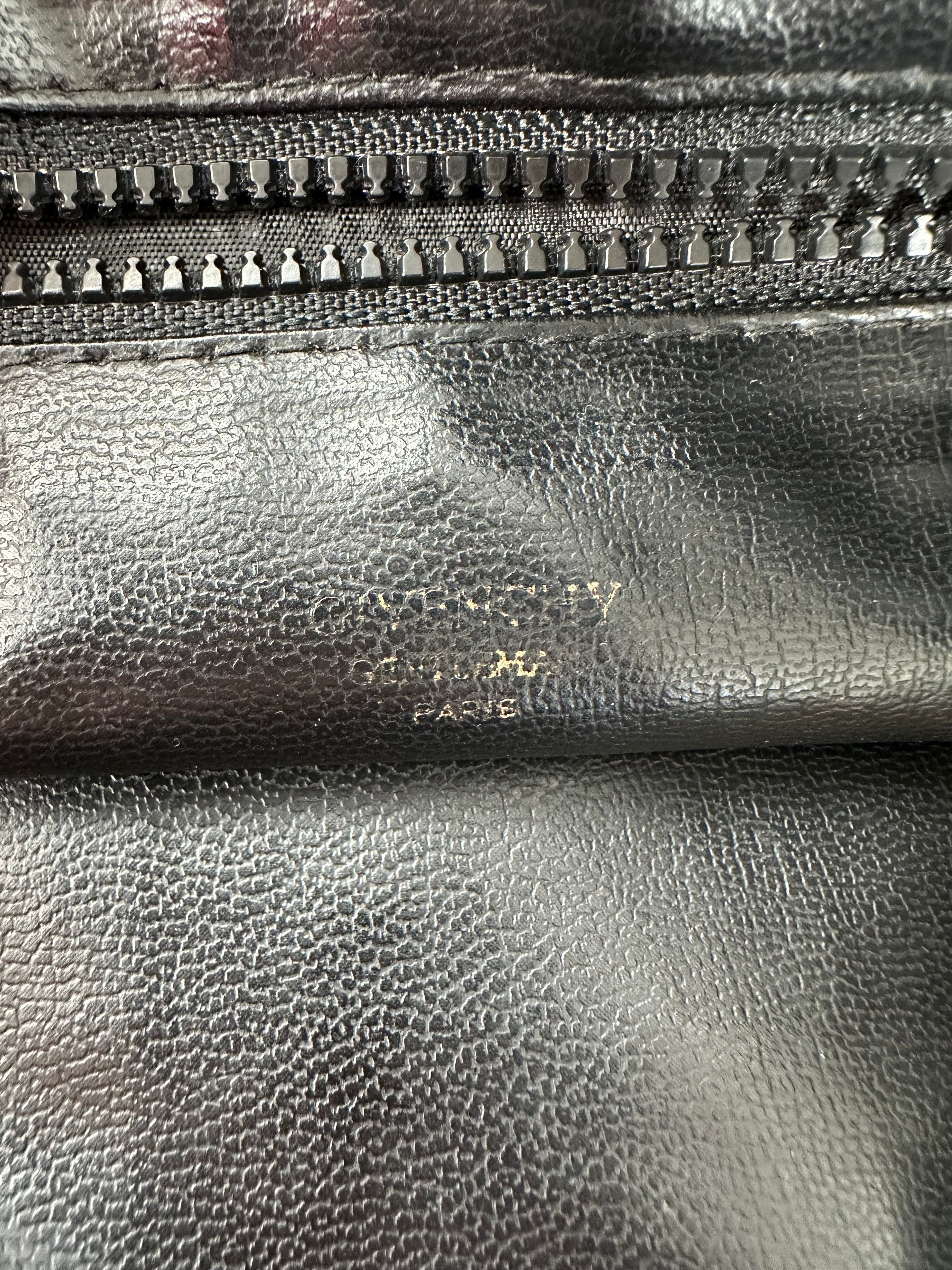 Givenchy Vintage Leather Clutch Black Size ONE SIZE - 6 Thumbnail