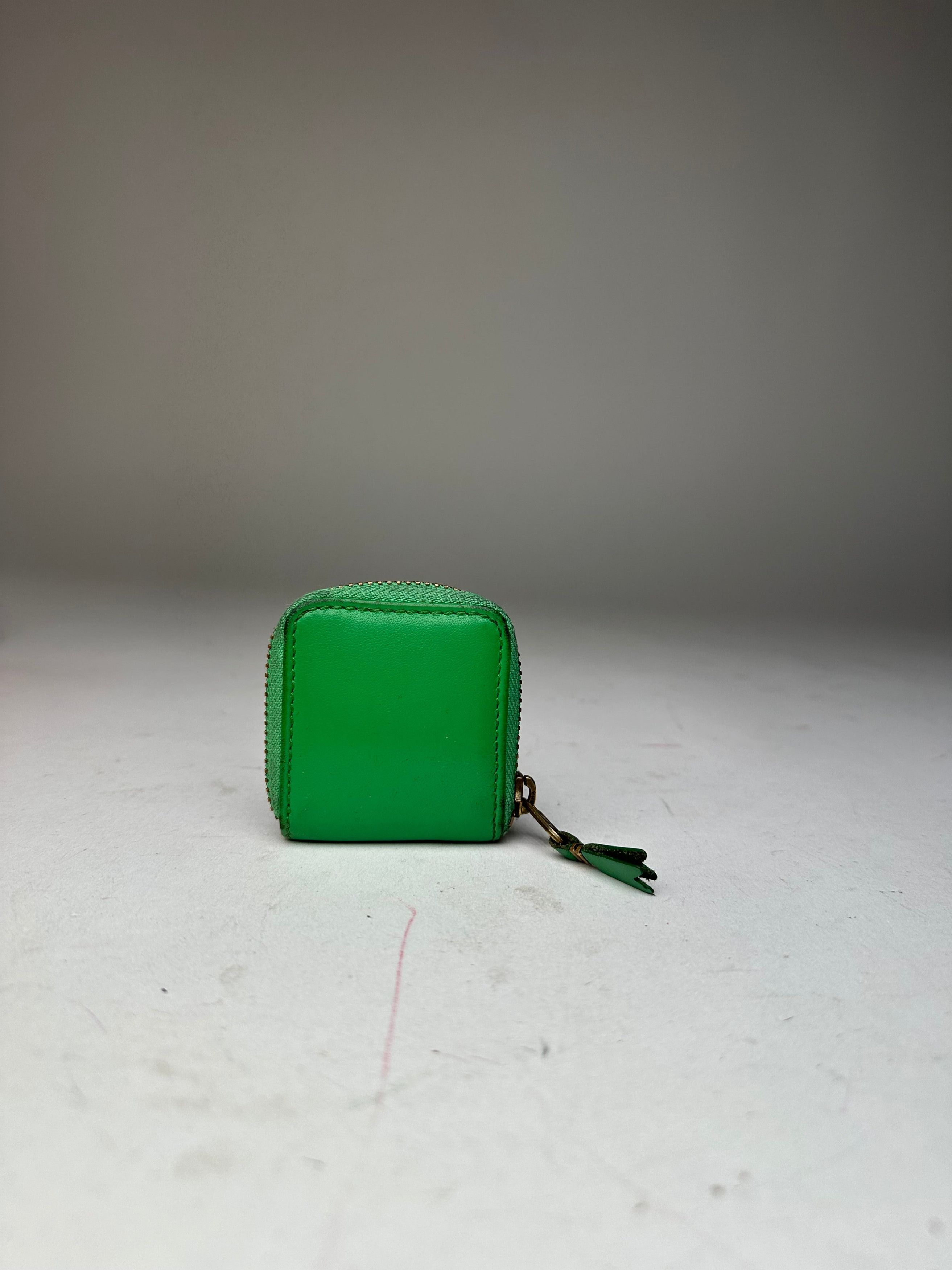 Comme des Garcons Vintage Comme des Garçons Coin Purse Leather Green Size ONE SIZE - 9 Thumbnail
