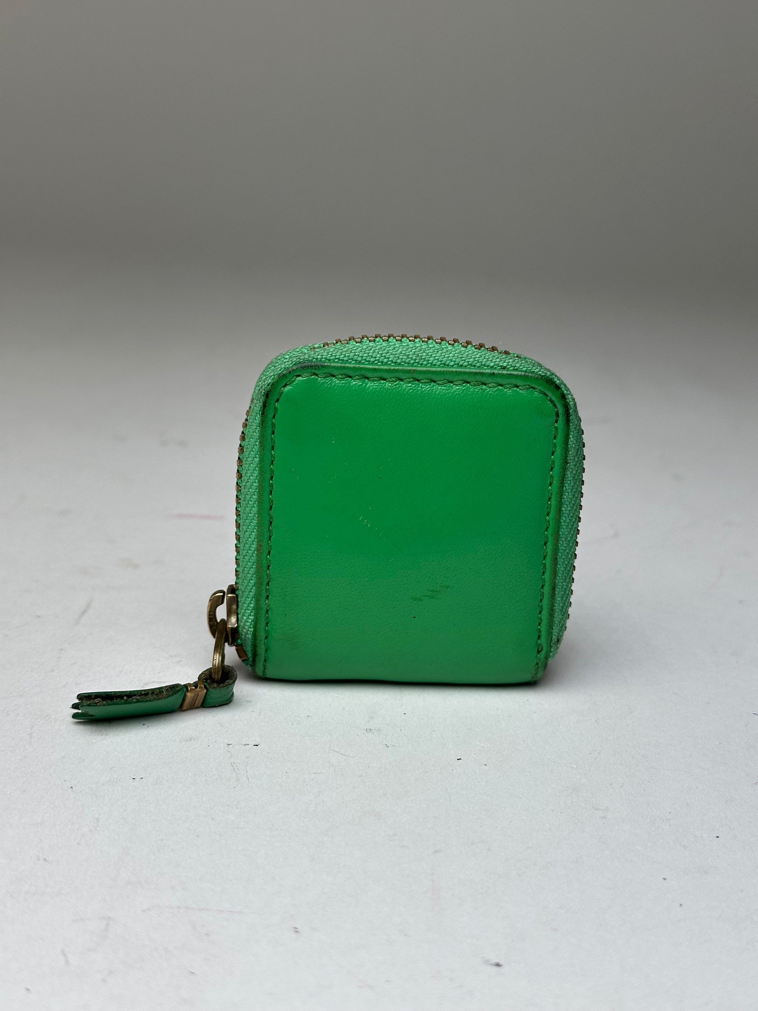 Comme des Garcons Vintage Comme des Garçons Coin Purse Leather Green Size ONE SIZE - 5 Thumbnail