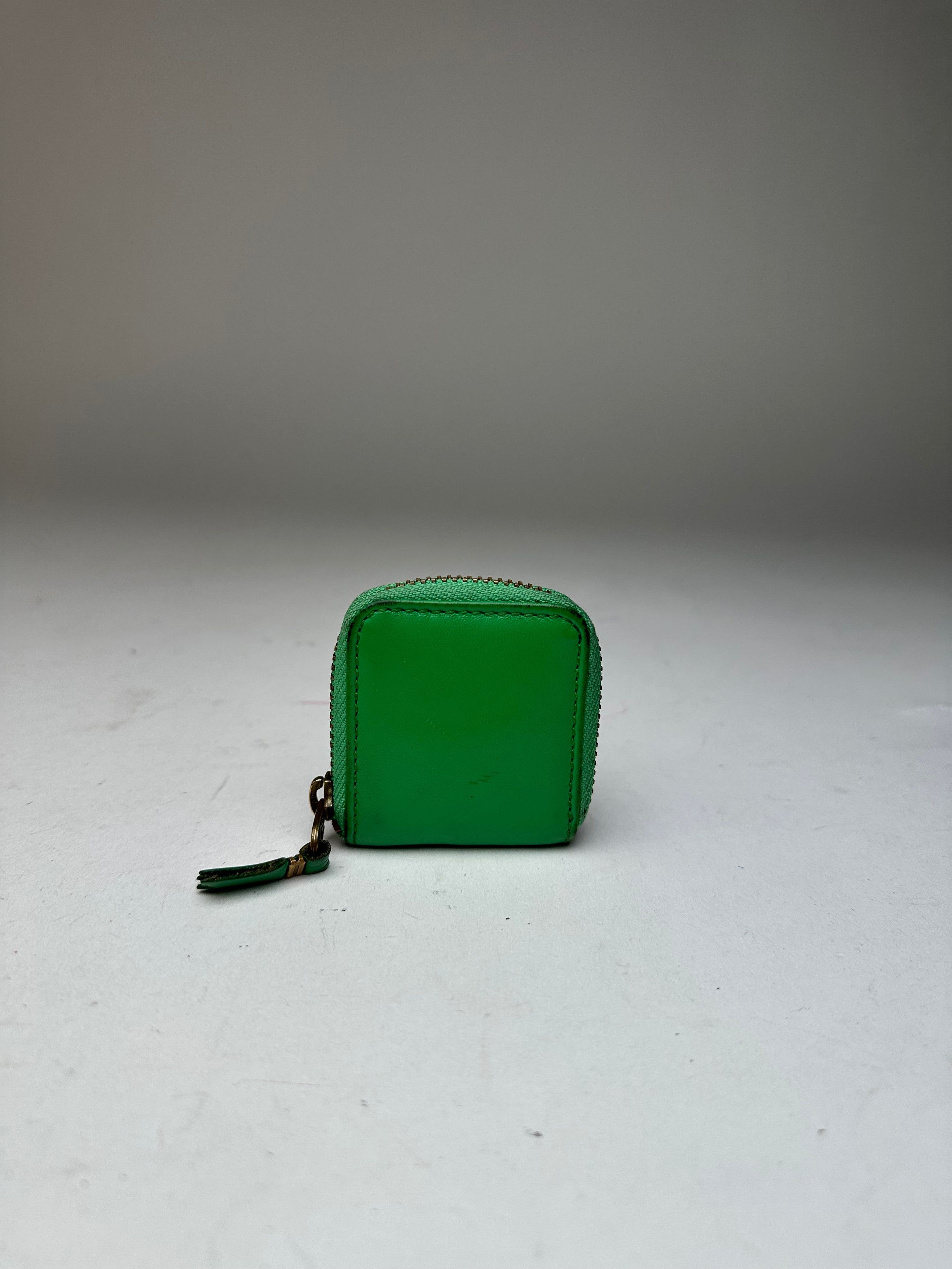 Comme des Garcons Vintage Comme des Garçons Coin Purse Leather Green Size ONE SIZE - 3 Thumbnail