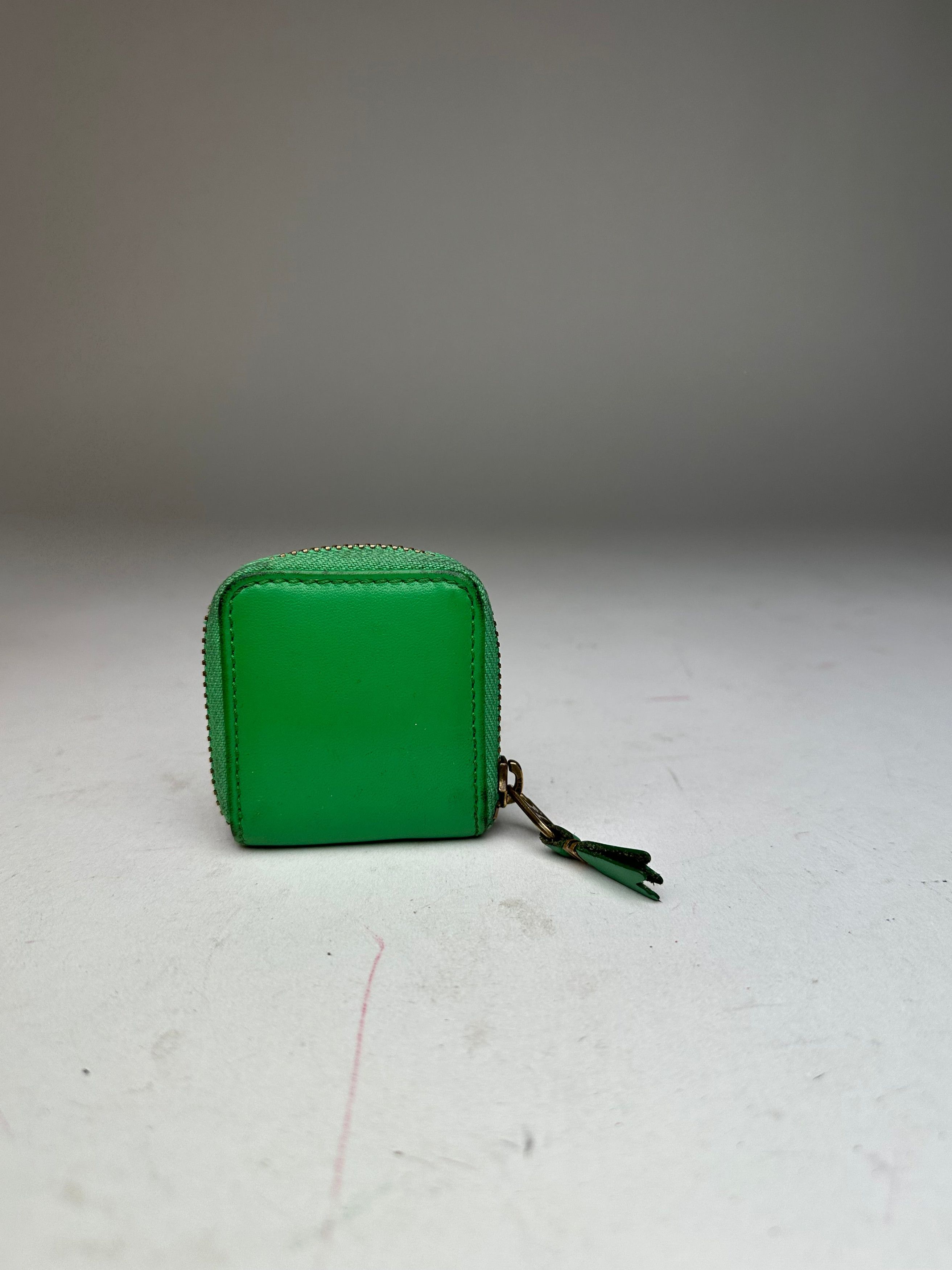 Comme des Garcons Vintage Comme des Garçons Coin Purse Leather Green Size ONE SIZE - 2 Thumbnail