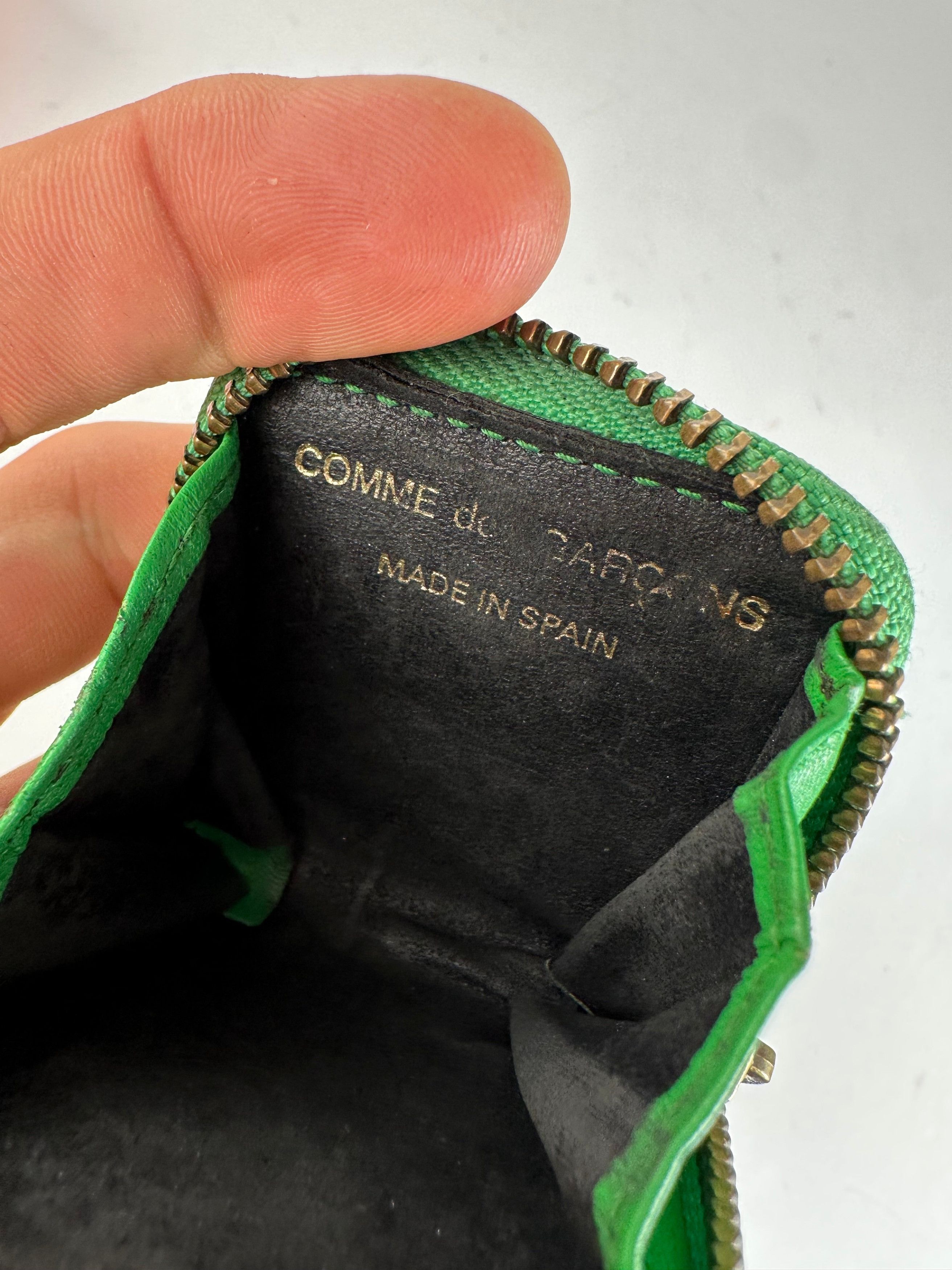 Comme des Garcons Vintage Comme des Garçons Coin Purse Leather Green Size ONE SIZE - 6 Thumbnail