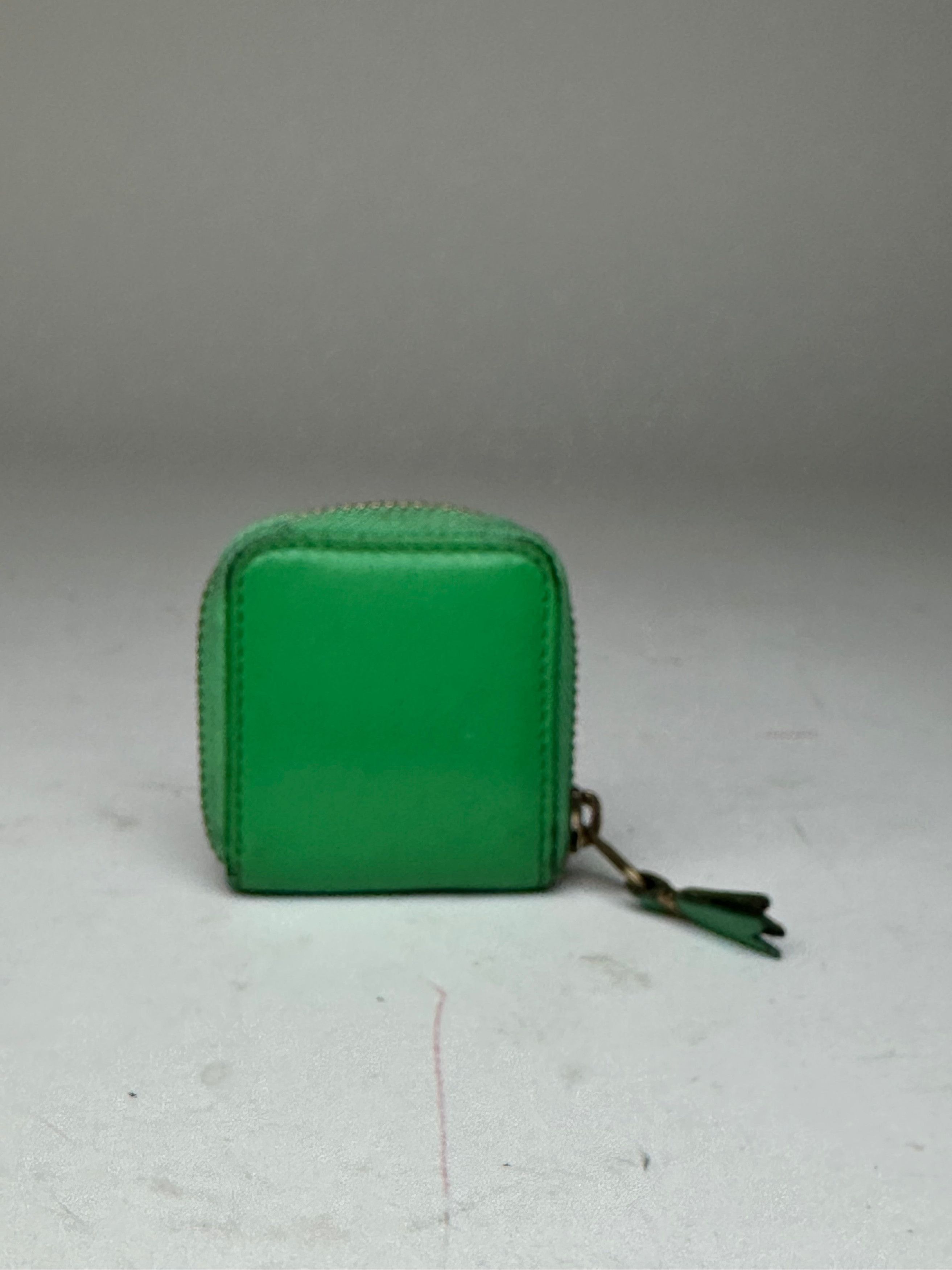 Comme des Garcons Vintage Comme des Garçons Coin Purse Leather Green Size ONE SIZE - 7 Thumbnail