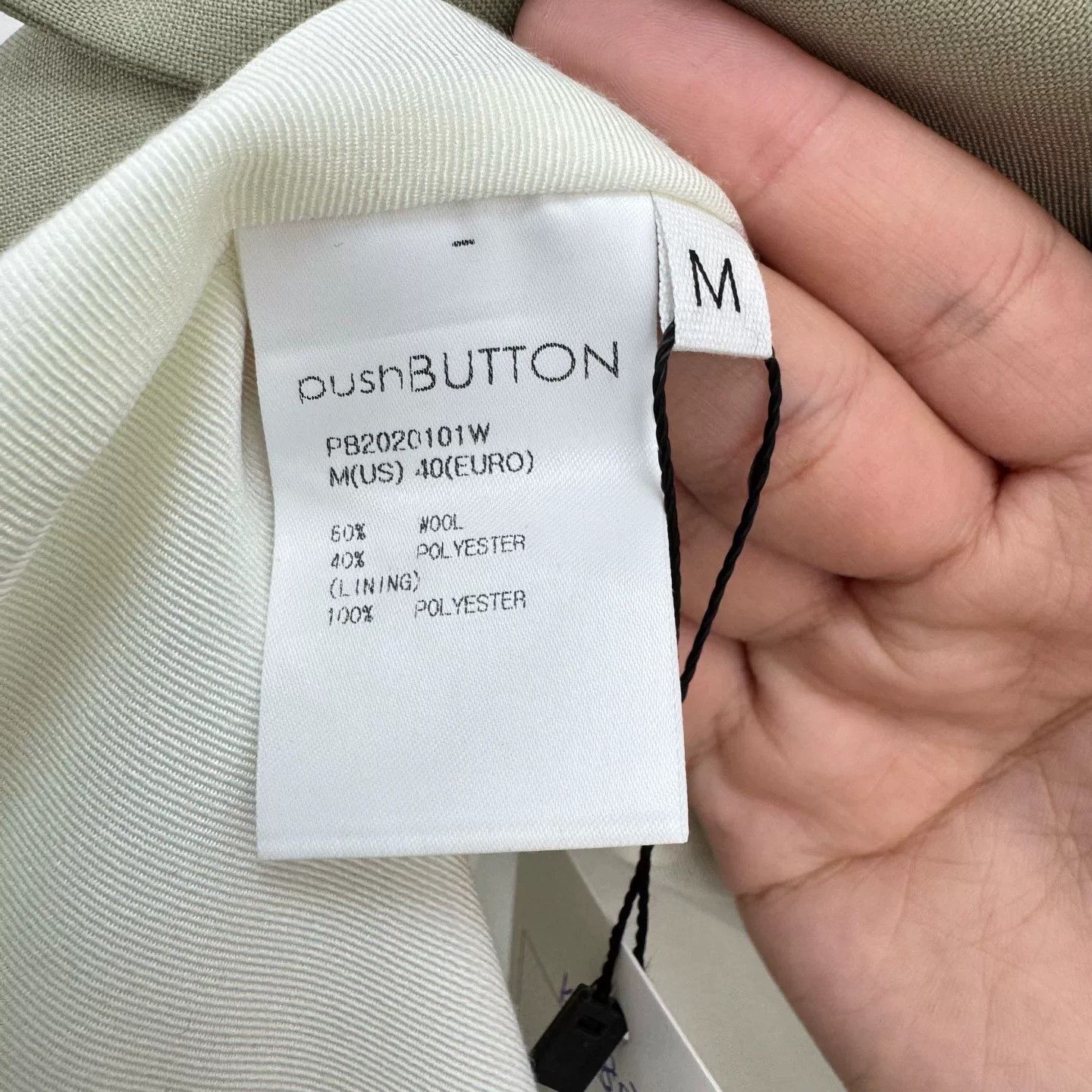 pushBUTTON Push Button Sage Asymmetric Blazer Size M / US 6-8 / IT 42-44 - 7 Thumbnail
