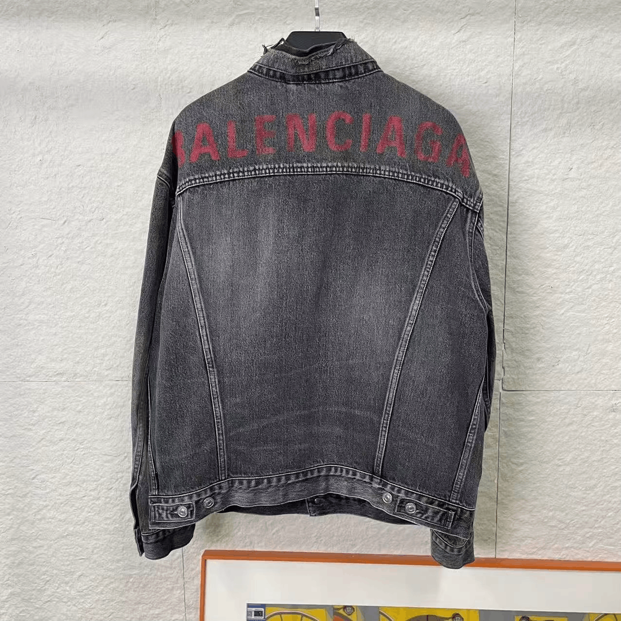 Balenciaga Balenciaga Back Letter Jacket Size XXS / US 00 / IT 34 - 2 Thumbnail