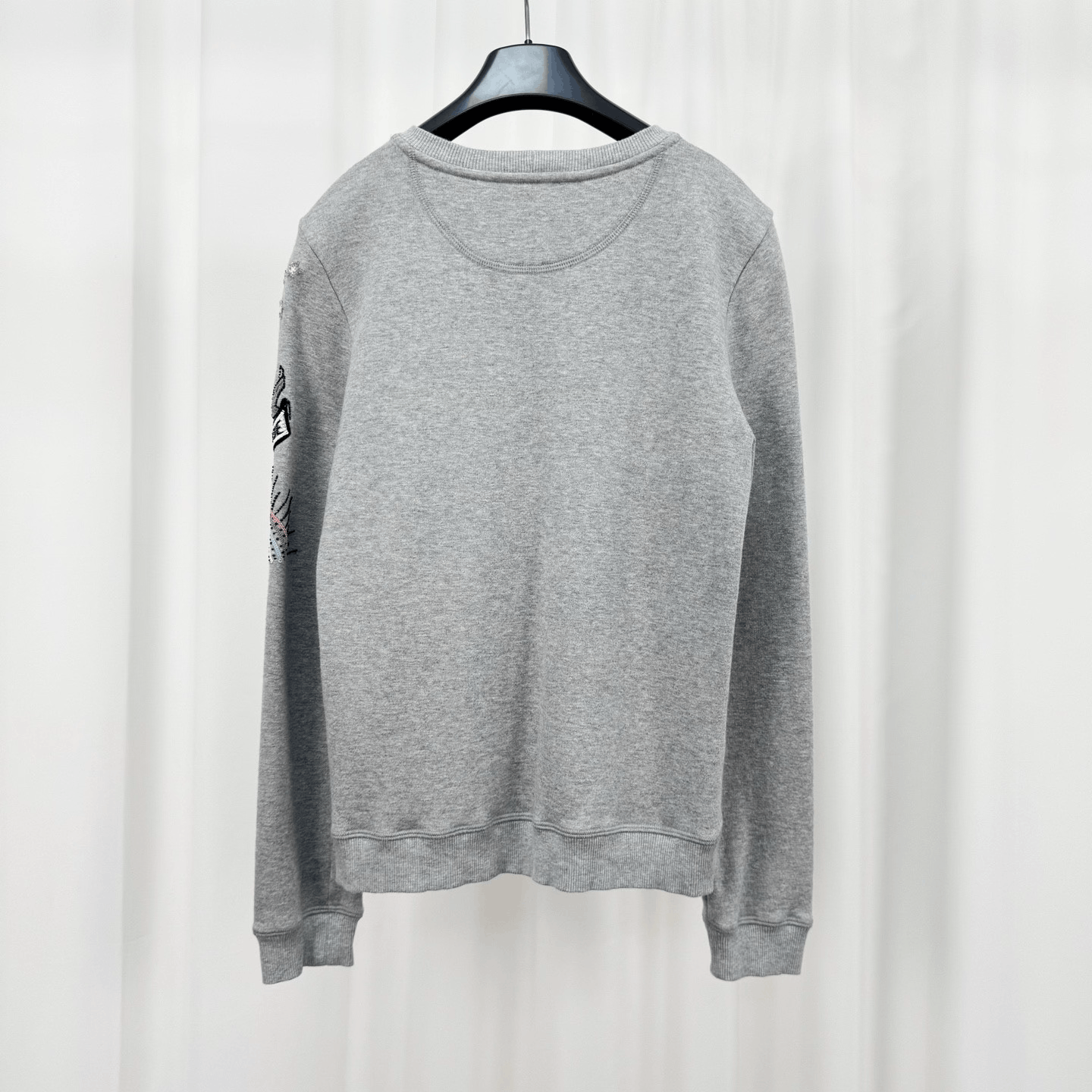 Valentino Valentino Rainbow Heart Beaded Sequin Sweatshirt Size S / US 4 / IT 40 - 2 Thumbnail