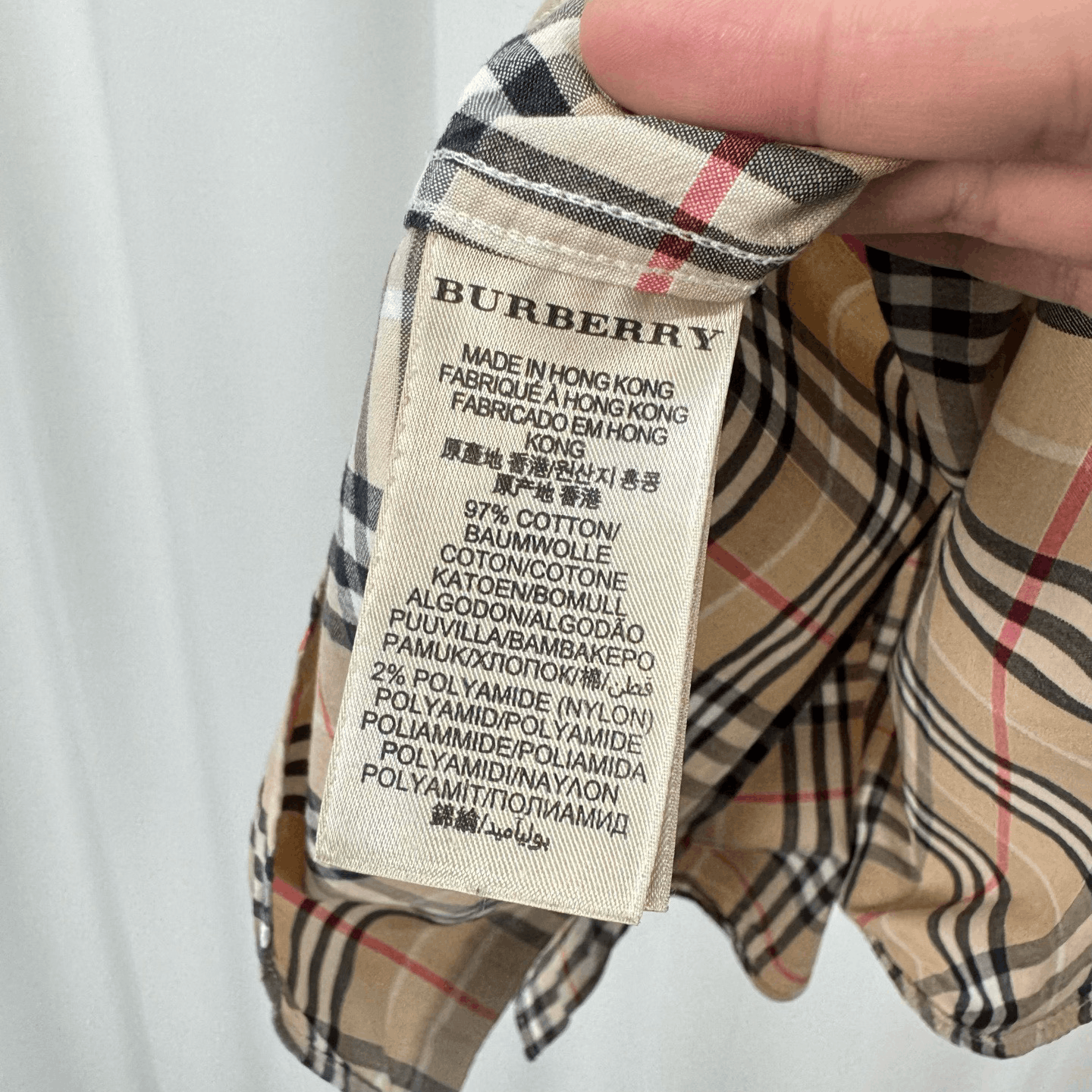 Burberry Burberry Classic Check Long-Sleeve Shirt Size S / US 4 / IT 40 - 7 Thumbnail