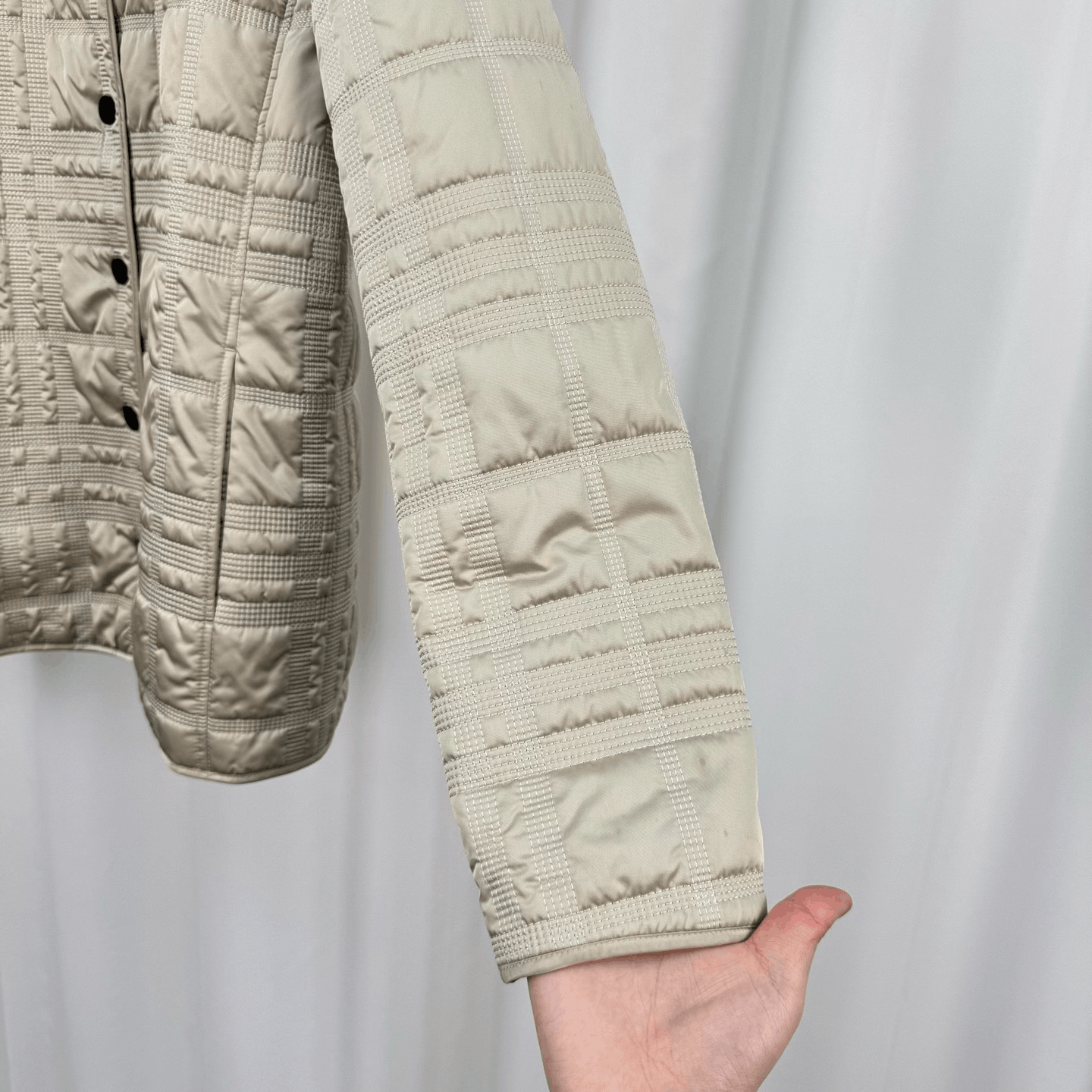 Burberry Burberry Check Embossed Cotton Jacket Size S / US 4 / IT 40 - 4 Thumbnail