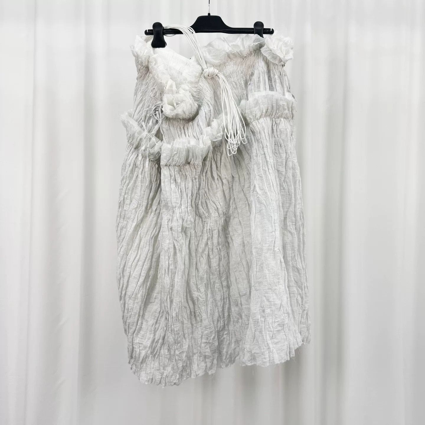 Other Vanessa Wang Multi-Layer Ruffled Slip Dress Size M / US 6-8 / IT 42-44 - 2 Thumbnail