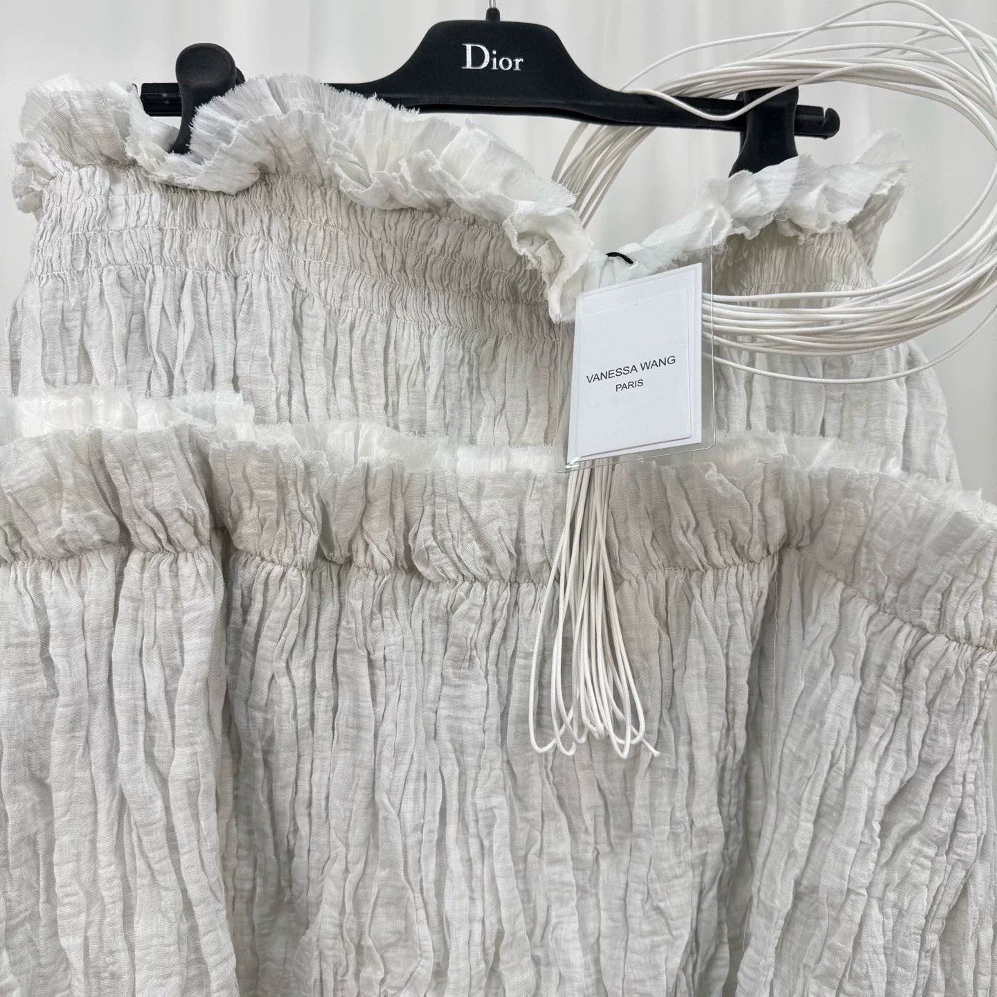 Other Vanessa Wang Multi-Layer Ruffled Slip Dress Size M / US 6-8 / IT 42-44 - 3 Thumbnail