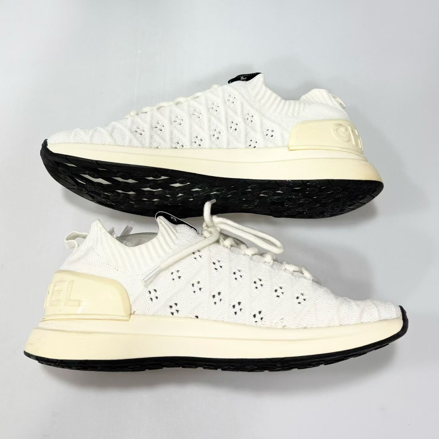 Chanel Chanel White Woven Casual Shoes Size US 6 / IT 36 - 3 Thumbnail