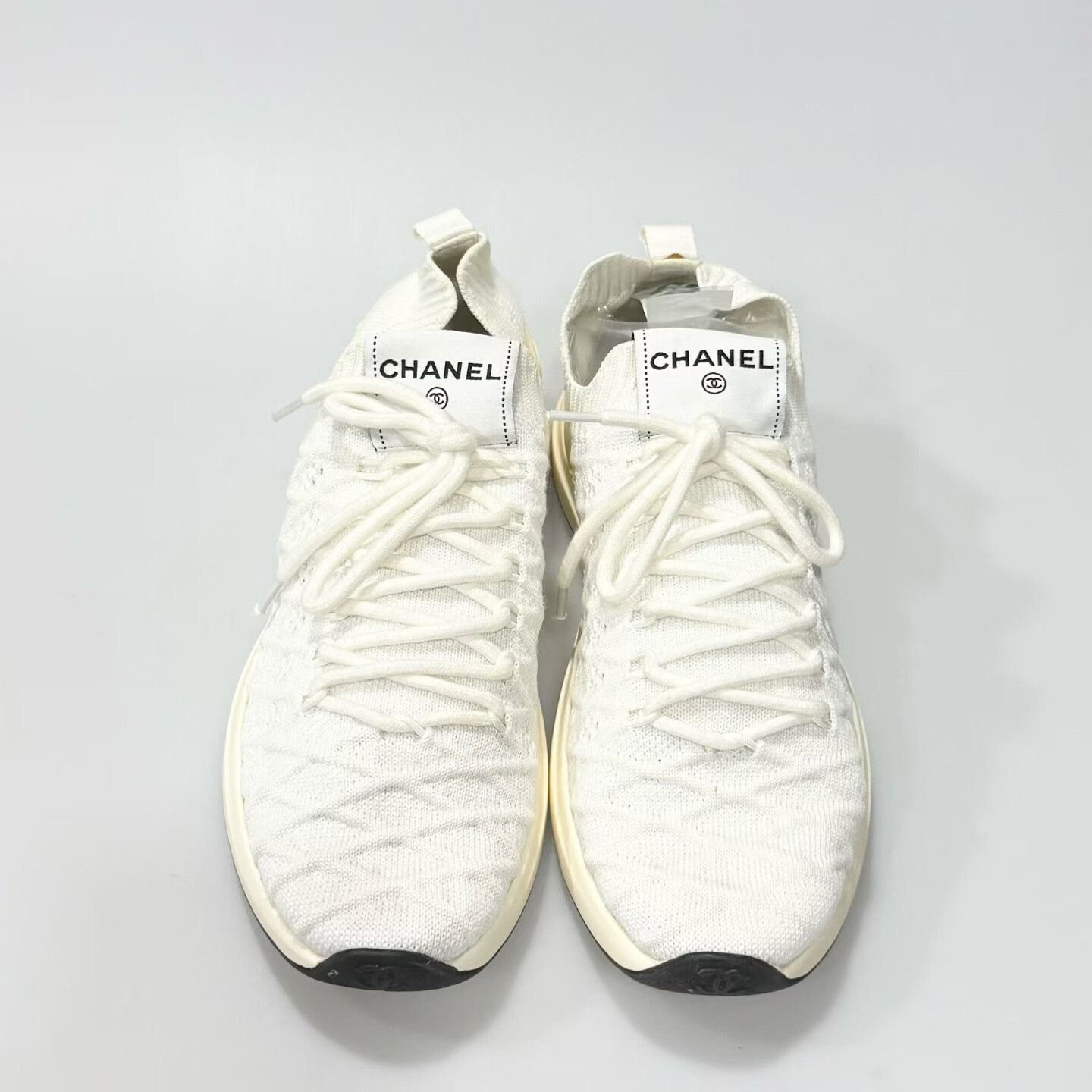 Chanel Chanel White Woven Casual Shoes Size US 6 / IT 36 - 4 Thumbnail
