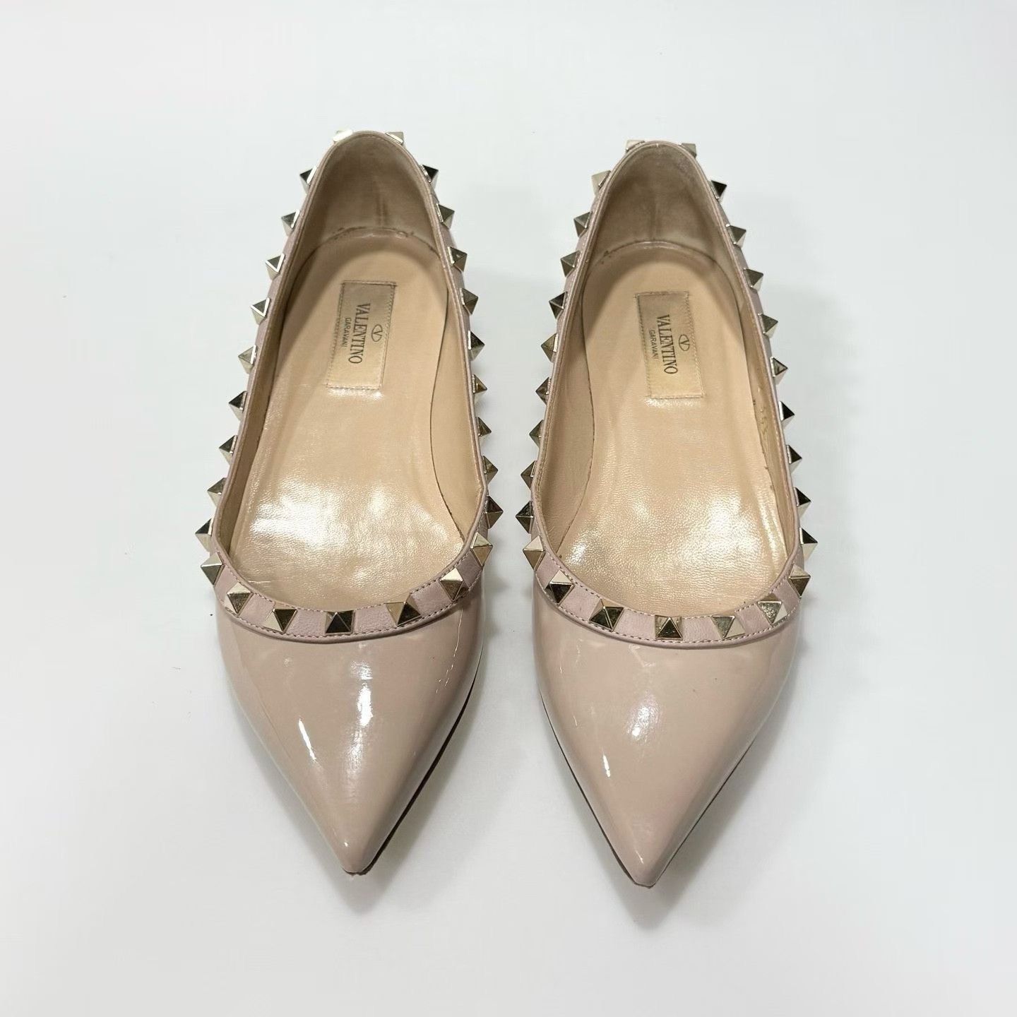 Valentino Valentino Nude Stud Low-Heel Shoes Size US 5.5 / IT 35.5 - 4 Thumbnail