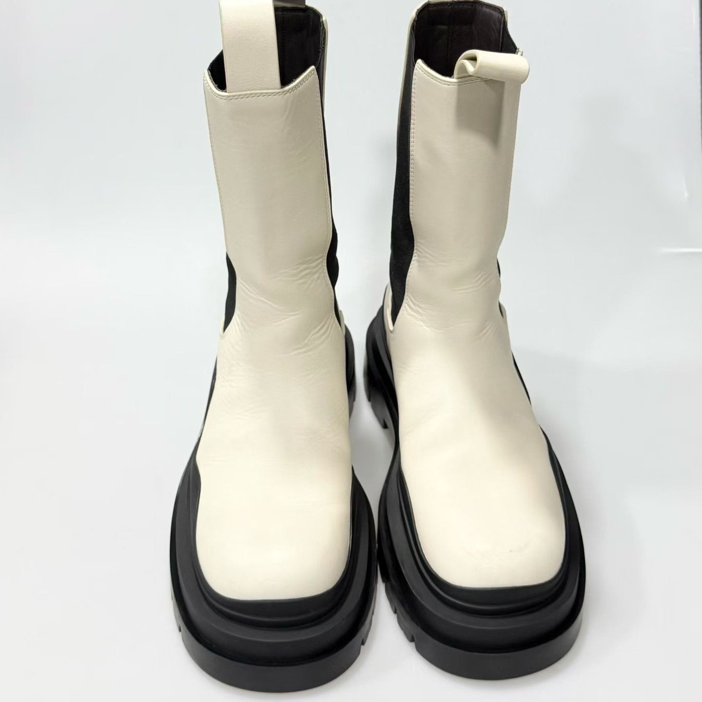 Bottega Veneta Bottega Veneta Beige Platform Mid-Calf Boots Size US 6 / IT 36 - 4 Thumbnail