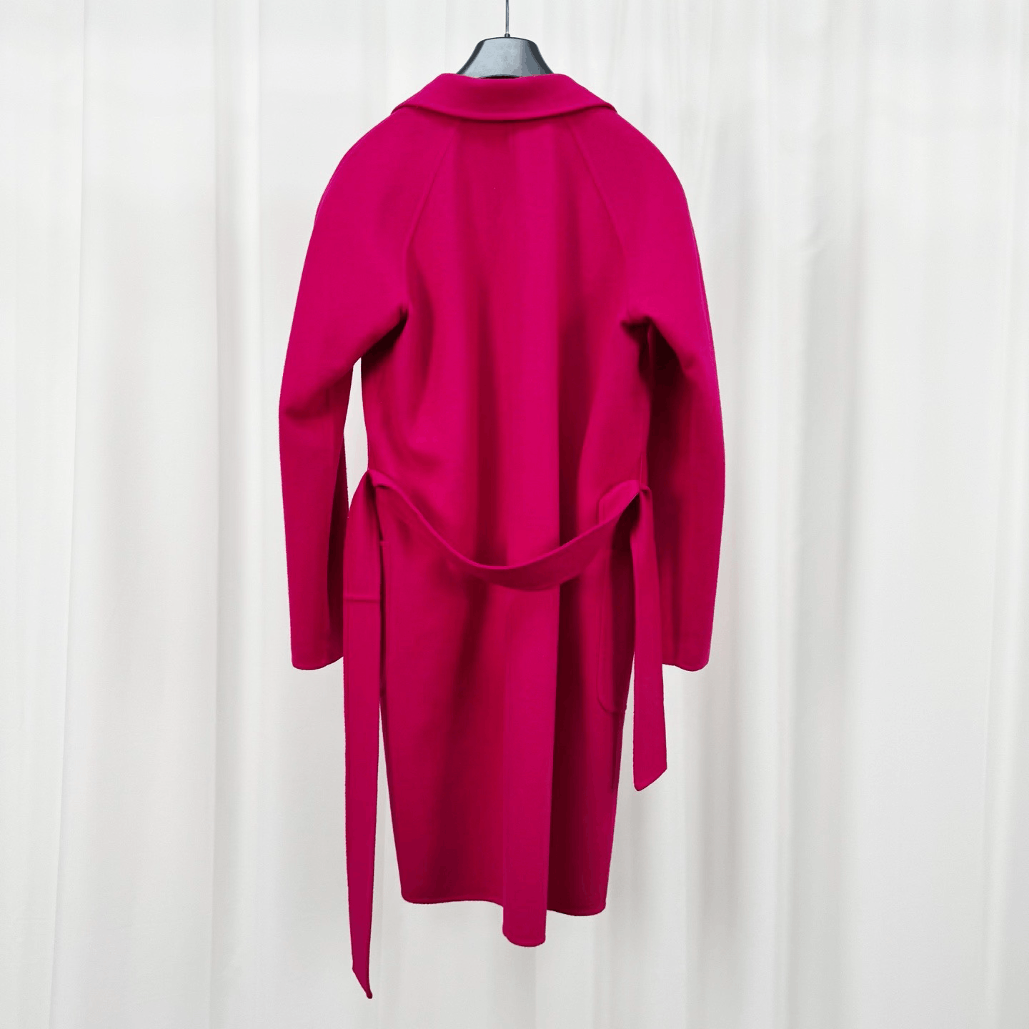 Max Mara Maxmara Rose Pink Cashmere Bathrobe Coat Size XS / US 0-2 / IT 36-38 - 2 Thumbnail