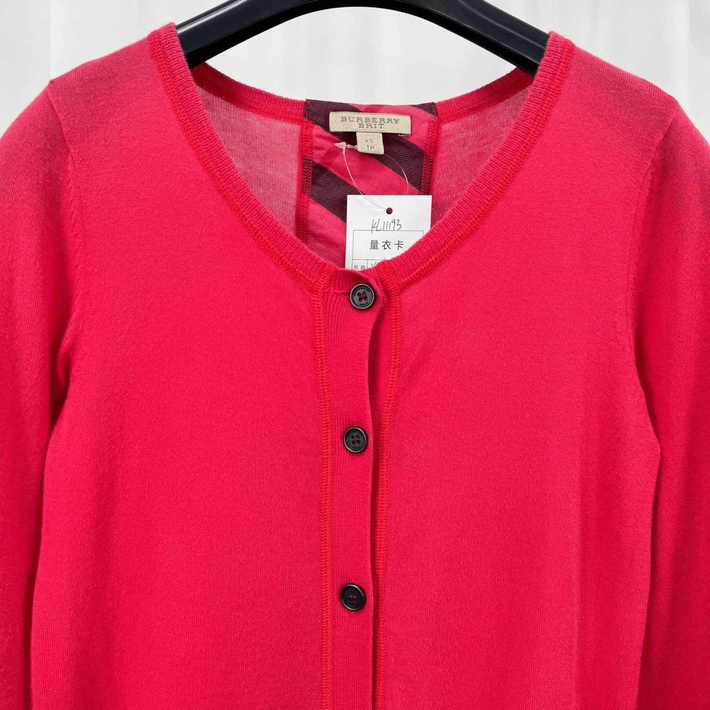 Burberry Burberry Check Knit Cardigan Size XS / US 0-2 / IT 36-38 - 3 Thumbnail